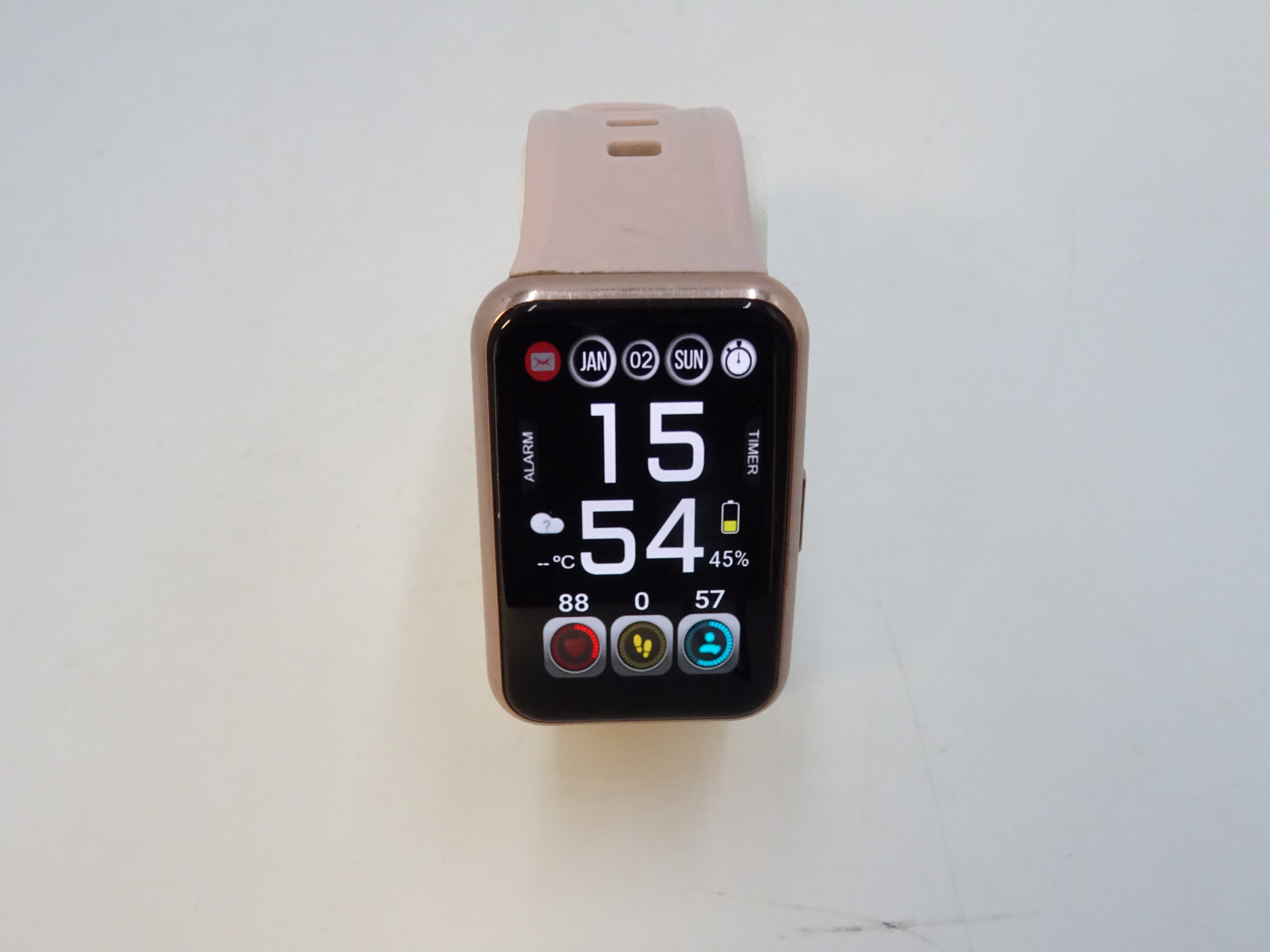 Montre connectée Huawei watch fit rose. Bon état - Vue 2 - 
