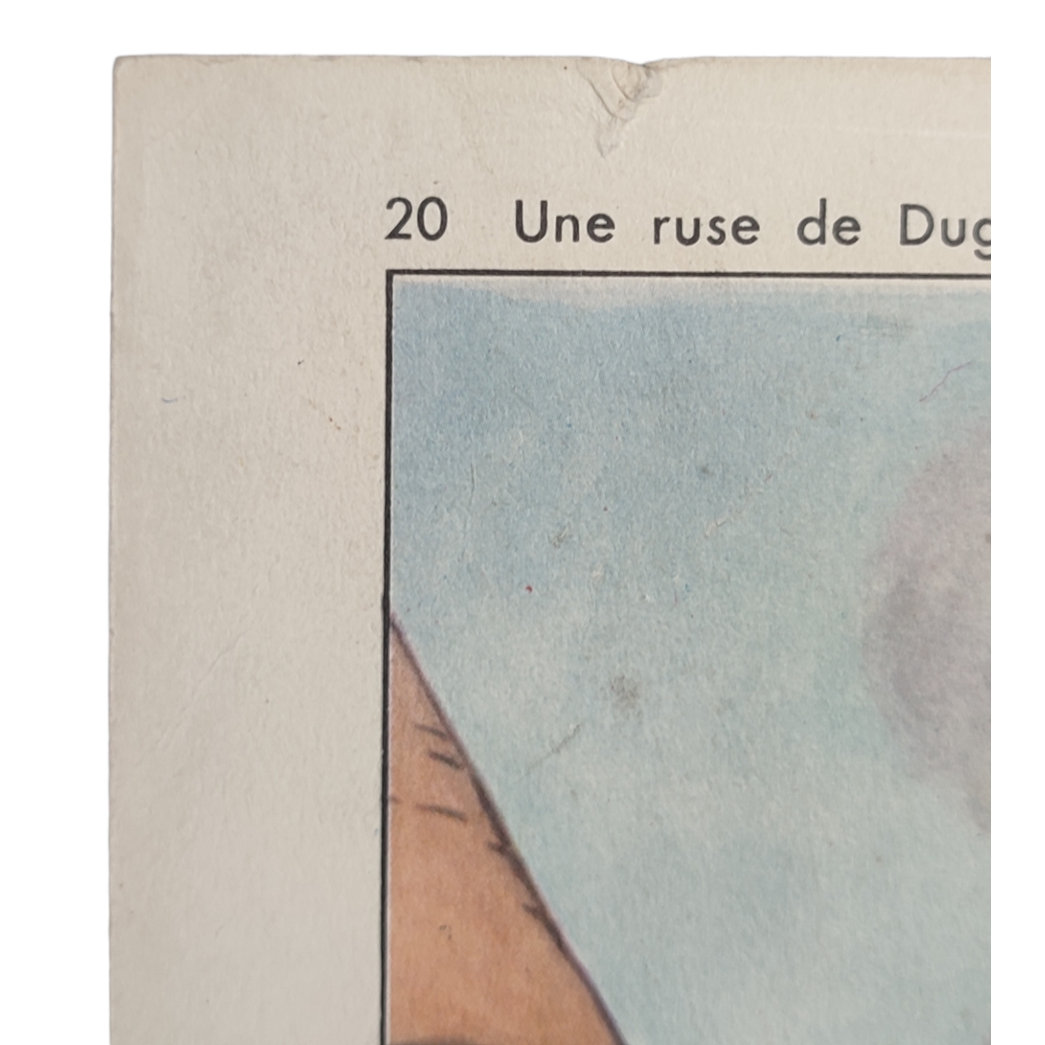 Ancienne affiche pédagogique Rossignol Montmorillon recto-verso - années 1950 - N°15 Le retour