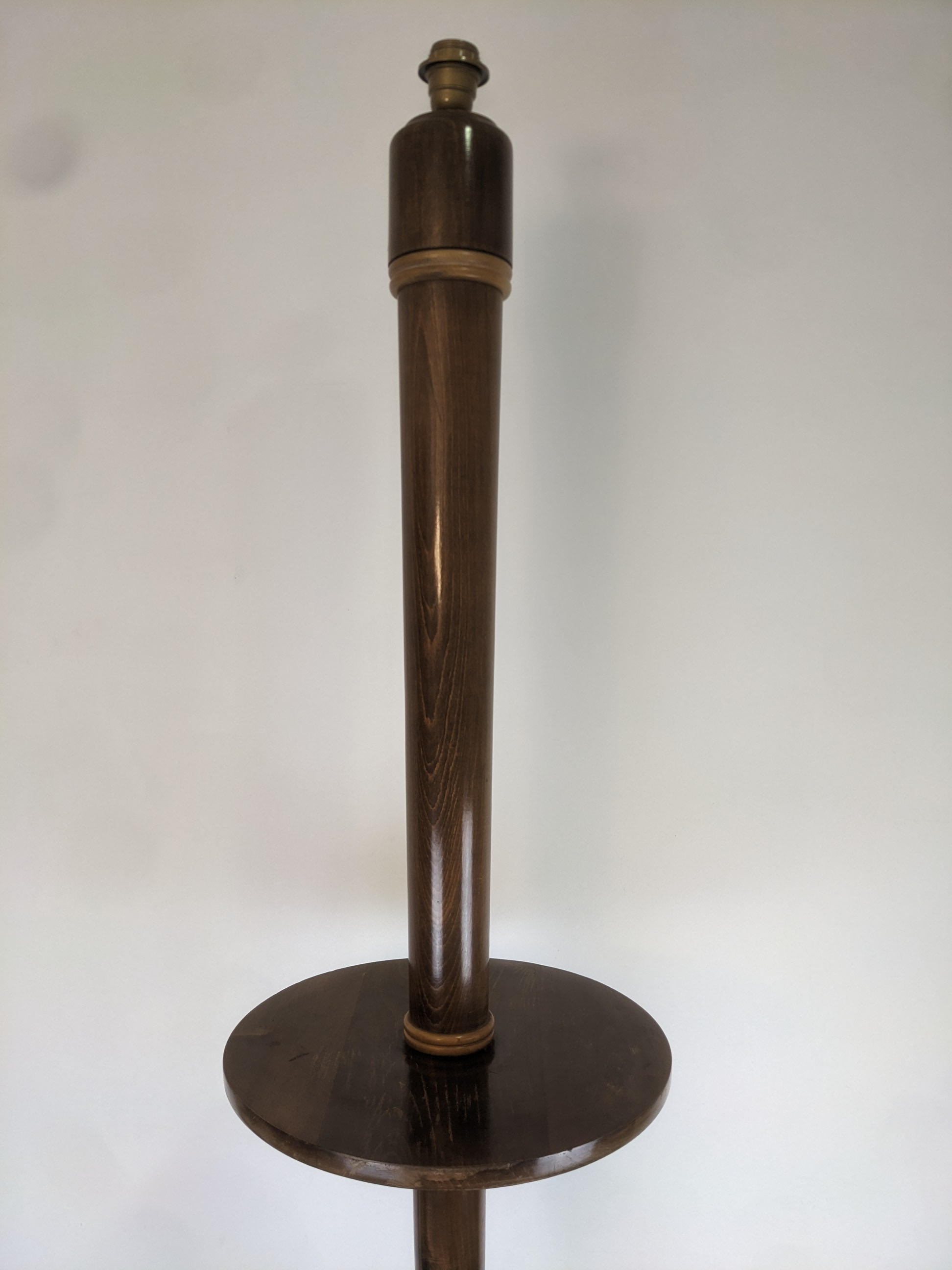 Pied de lampe en bois - Photo 5