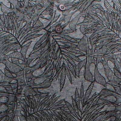 Polo gris imprimé fleurs - Homme - Primark - Taille XL - Photo 3