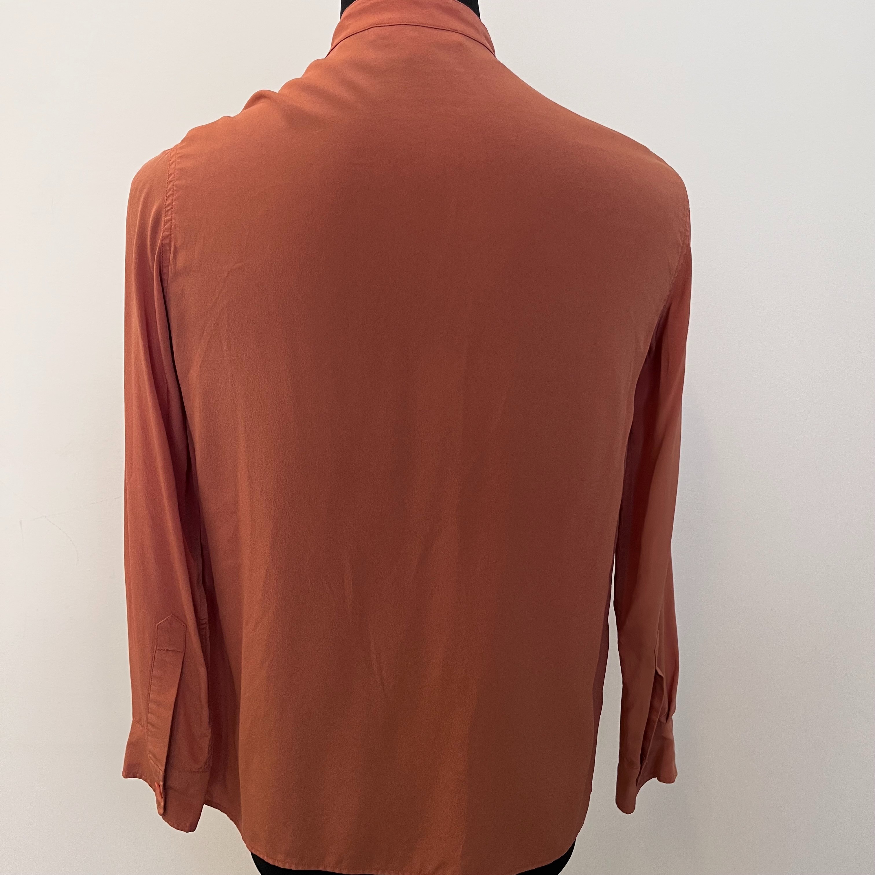 Chemisier orange, Vanessabruno, taille36 Très bon état - Vue 4 - 