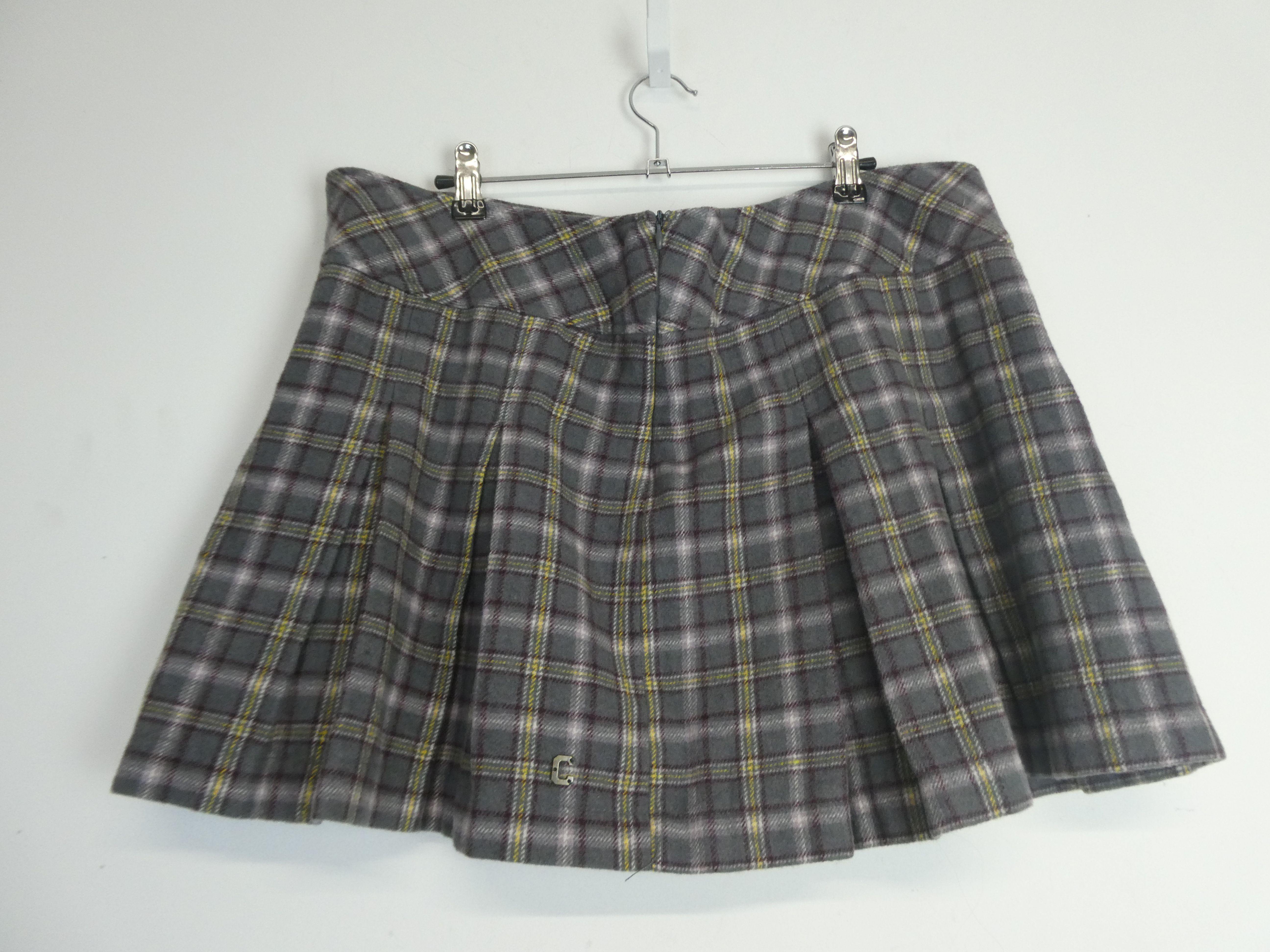 Creeks jupe courte en laine à motif tartan - Taille 44/XXL - Photo 2