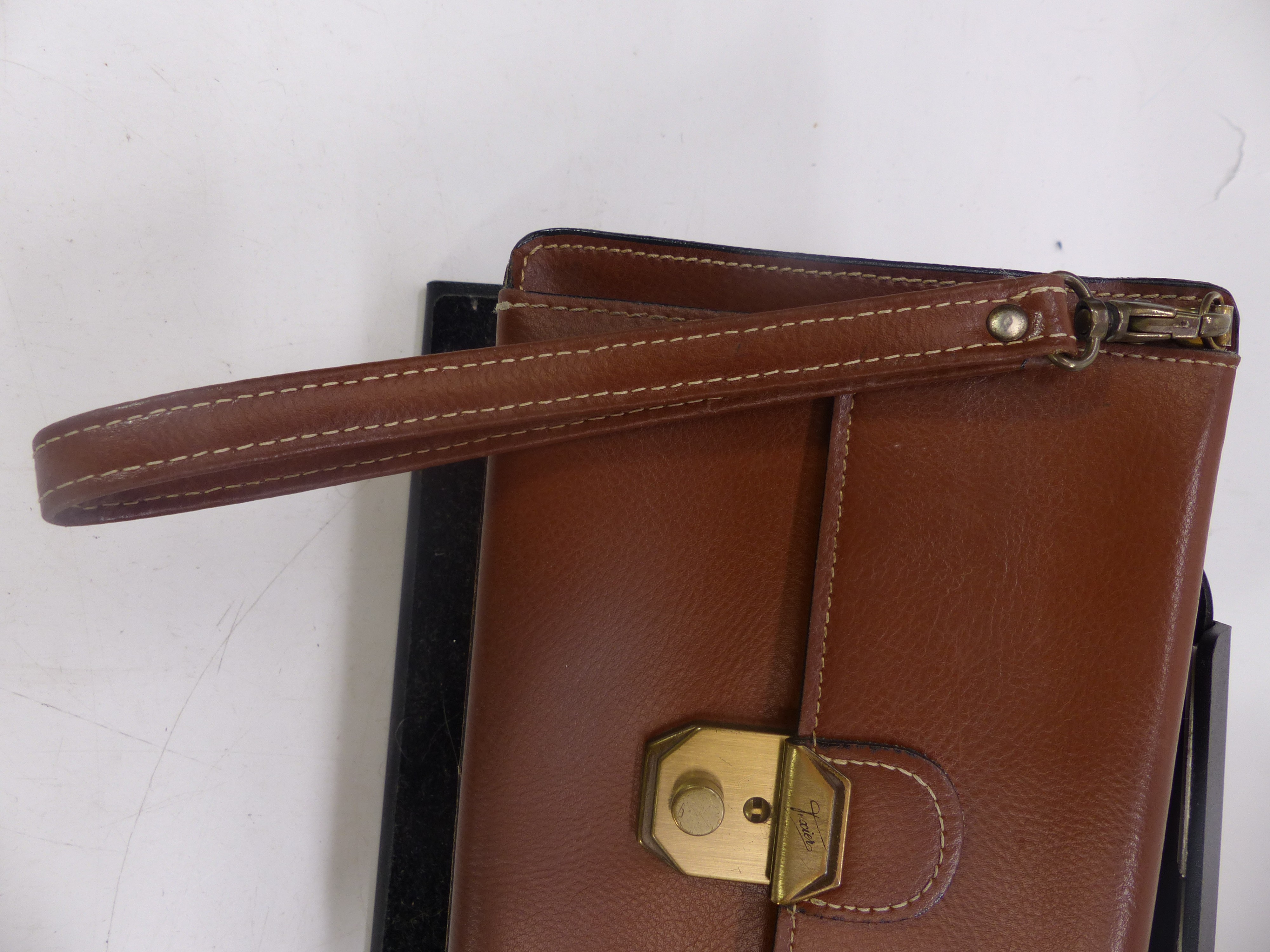 Sacoche en cuir marron Texier Comme neuf - Vue 4 - 