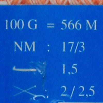 Pelote orange - CHARLYS - 100 g - Photo 3