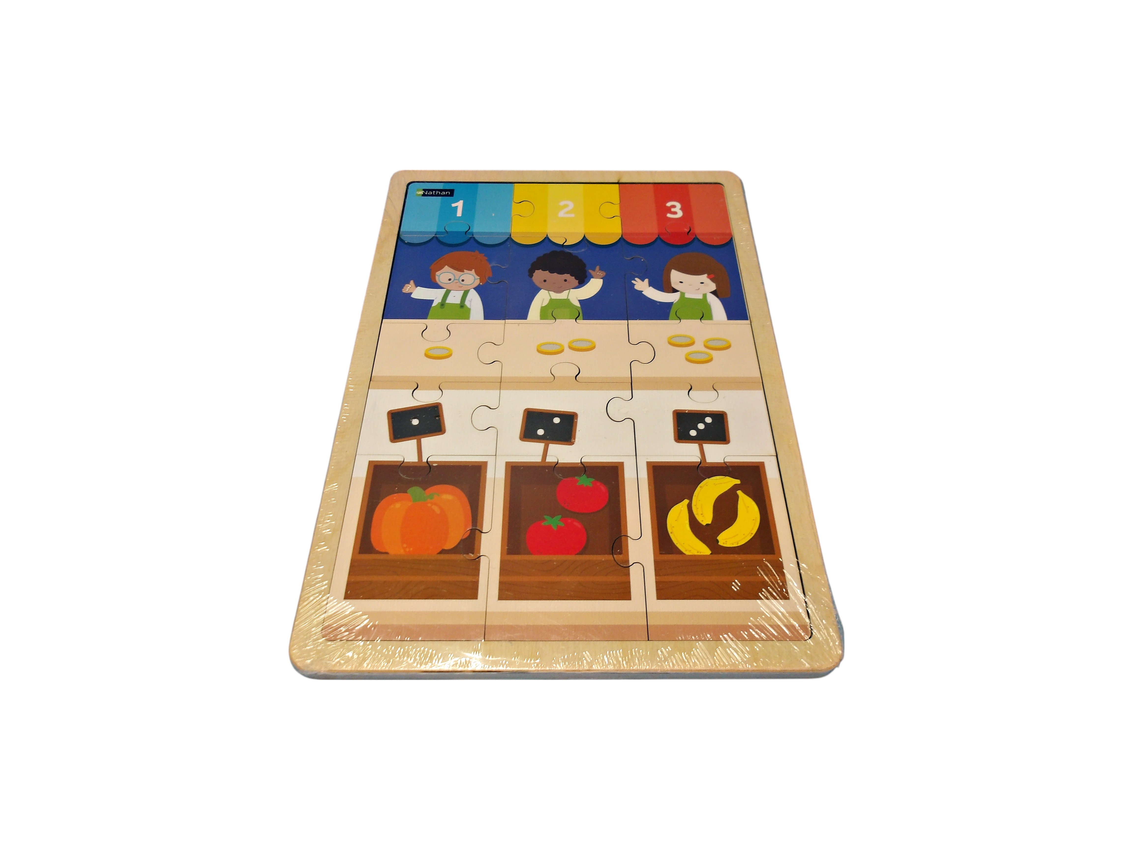 Puzzle - Les quantités de 1 à 3  - Vue 5 - 