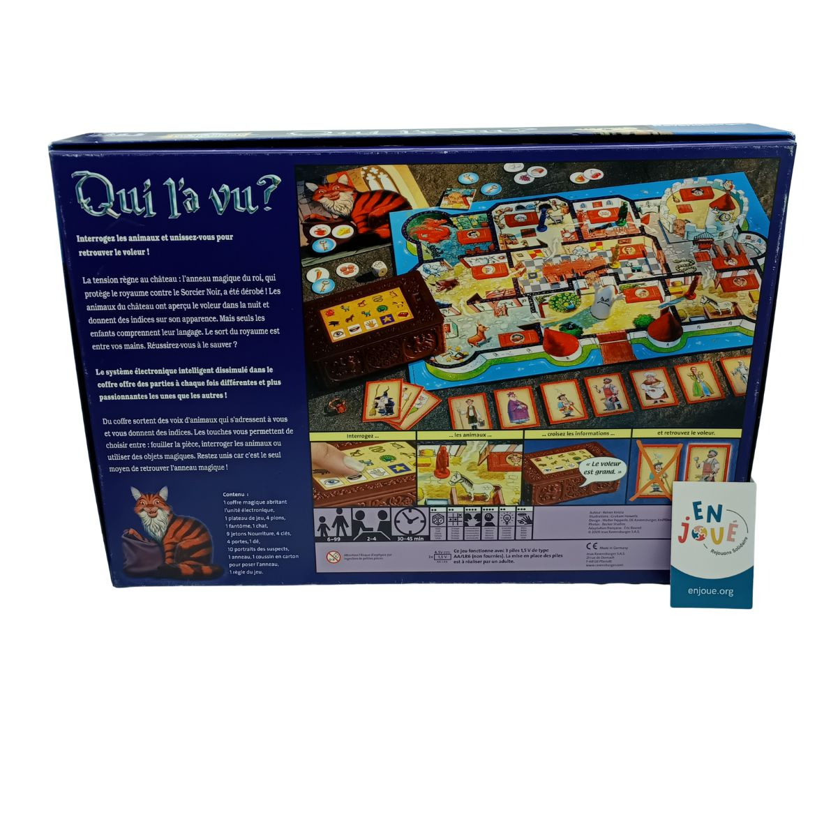 Jeu de société - Qui l'a vu ? Ravensburger - A partir de 6 ans. Très bon état - Vue 3 - 