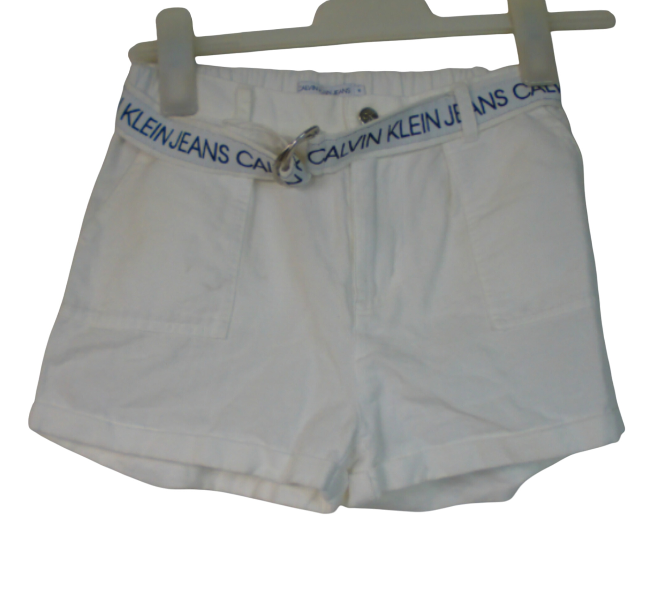 Short Calvin Klein Jeans, blanc, taille 10 - Photo 0