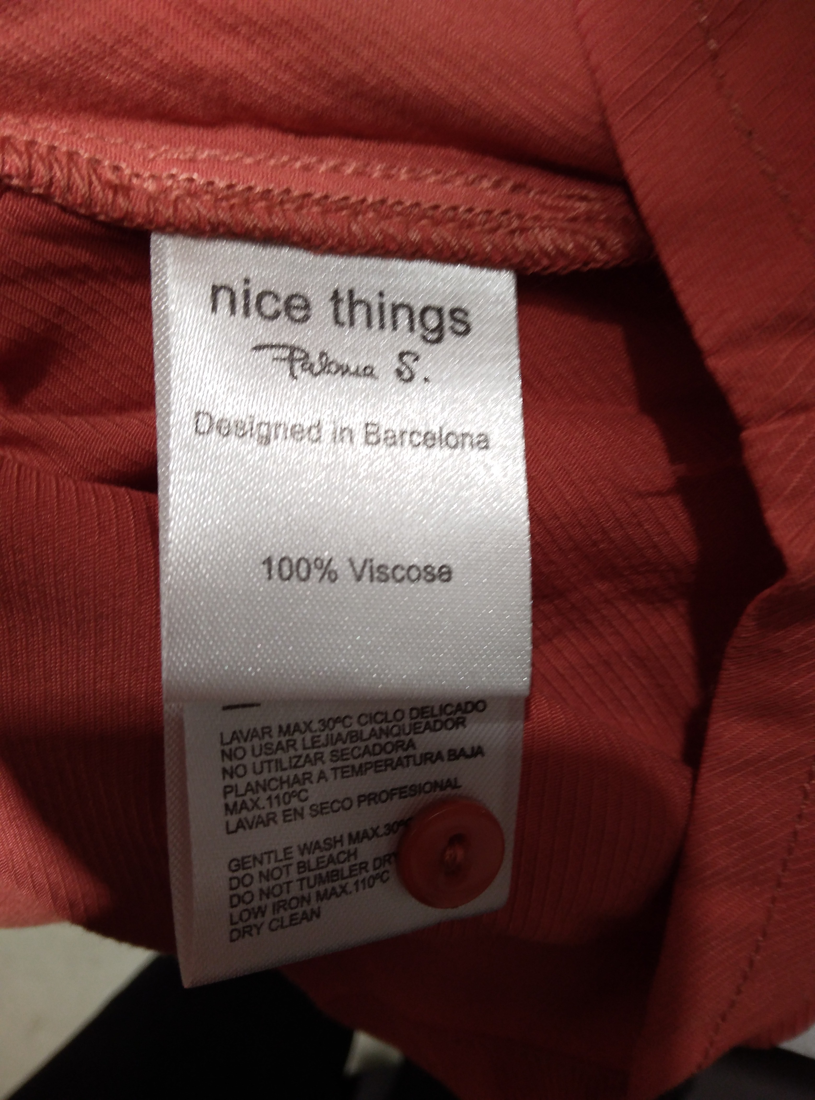 Voir photo 7 de Blouse Orange en viscose, Nice Things - 42 Blouse Orange en viscose, Nice Things - 42 Comme neuf - Vue 7 -