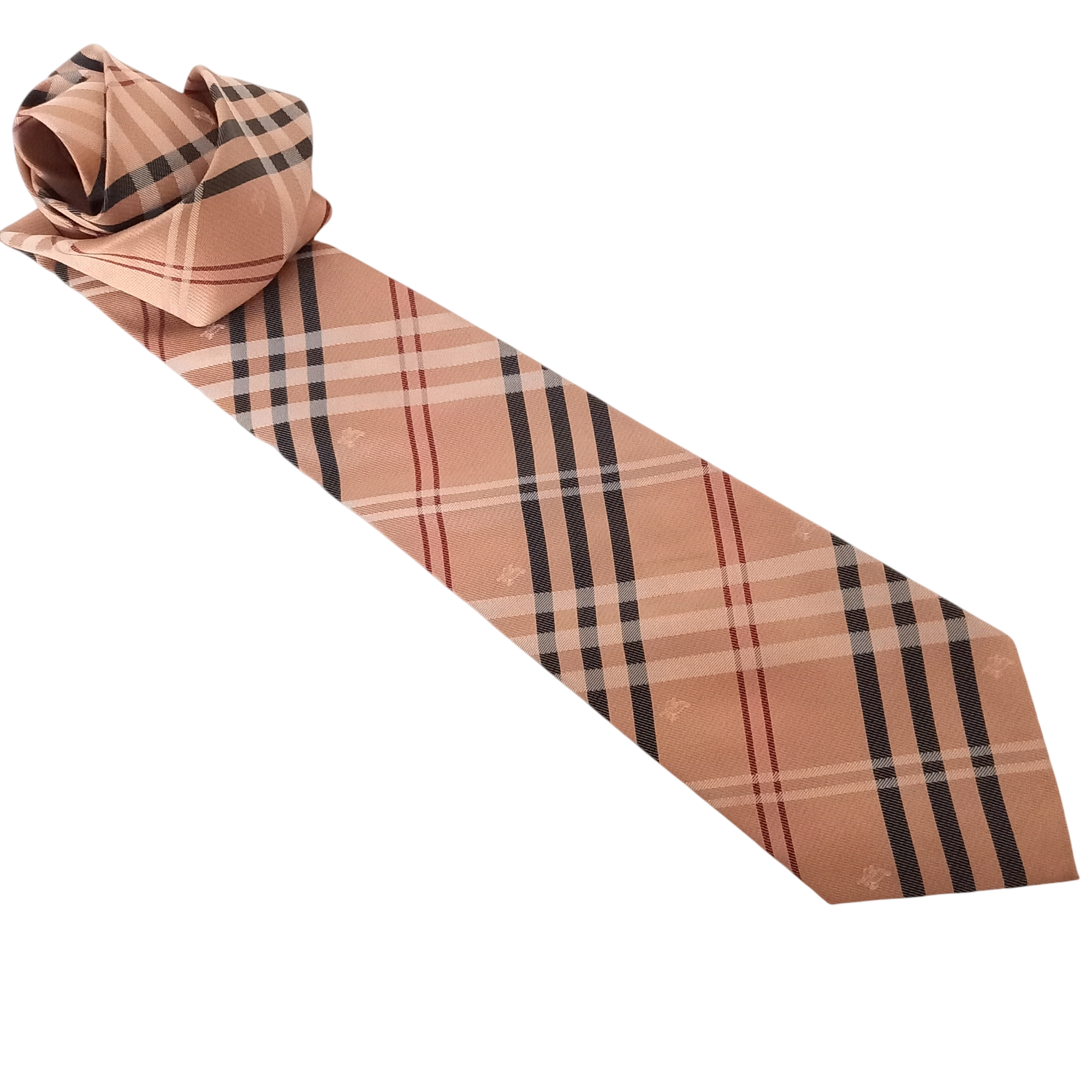 Cravate beige tartan - Burberry Très bon état -  reconditionné disponible sur Label Emmaüs