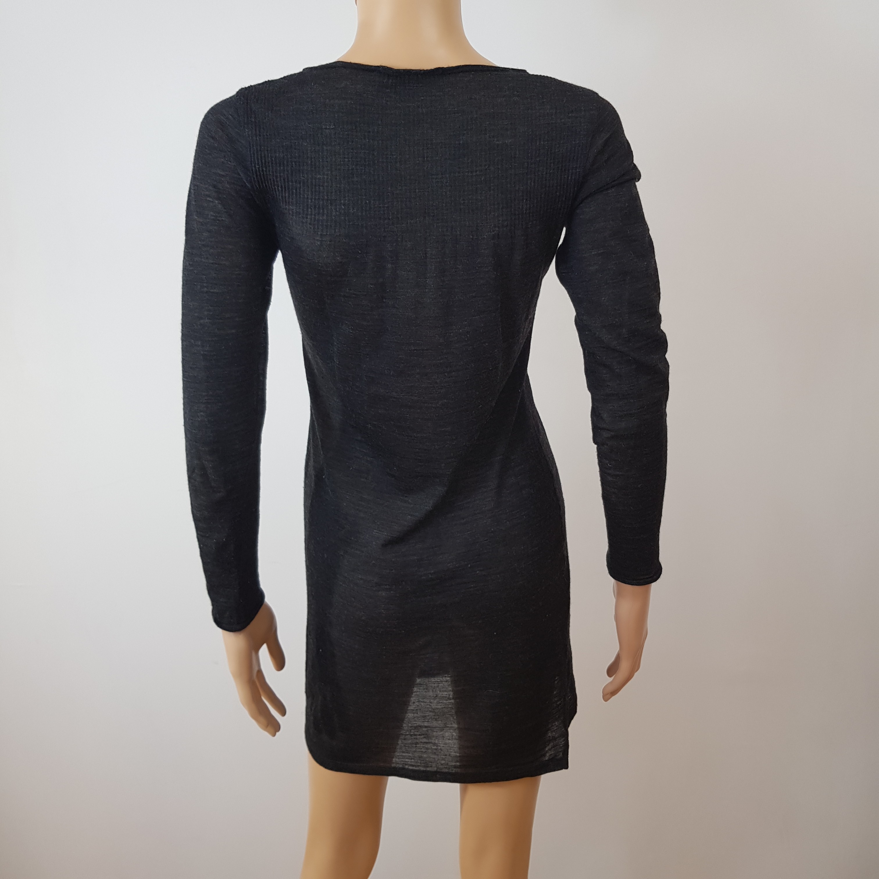 Robe gris foncé Cotélac - Taille 0 - Très bon état - Photo 5