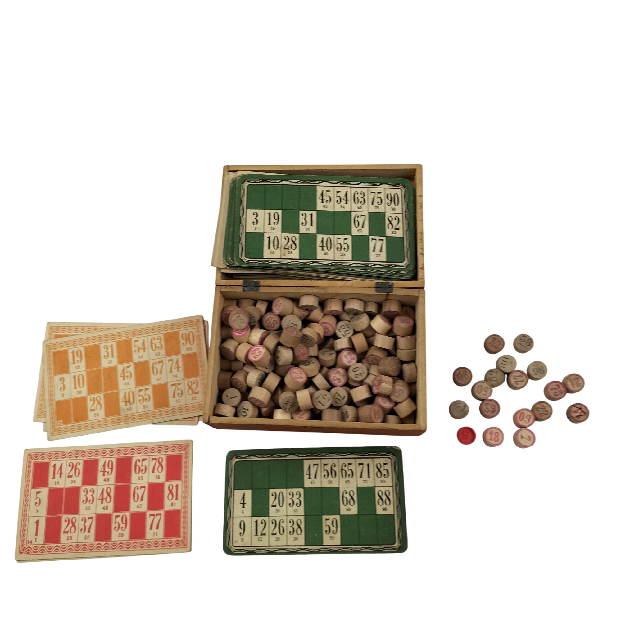 Boîte de jeu Loto vintage - Photo 0