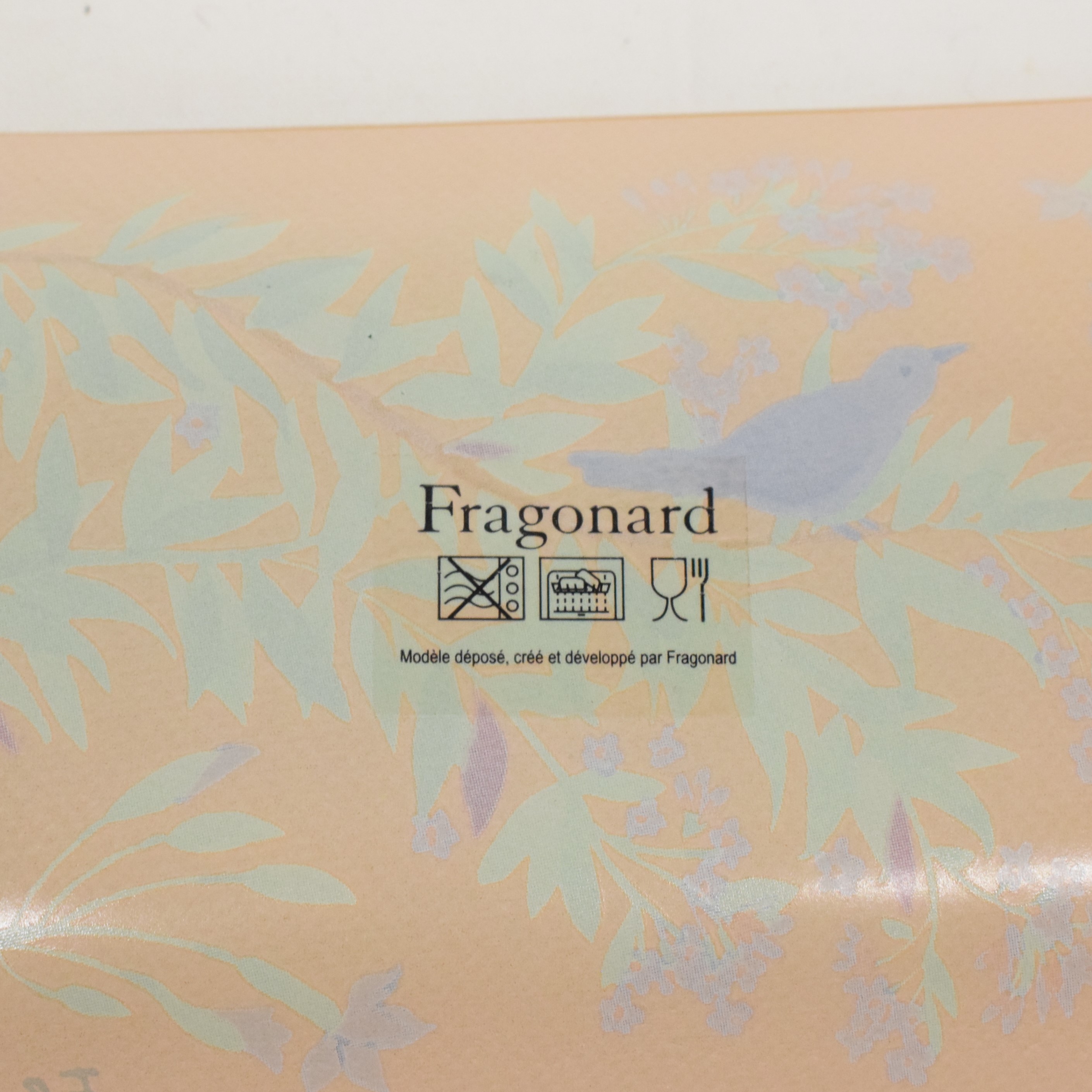 Porte savon en verre coloré Fragonard Parfumeur modèle jasmin - Photo 4