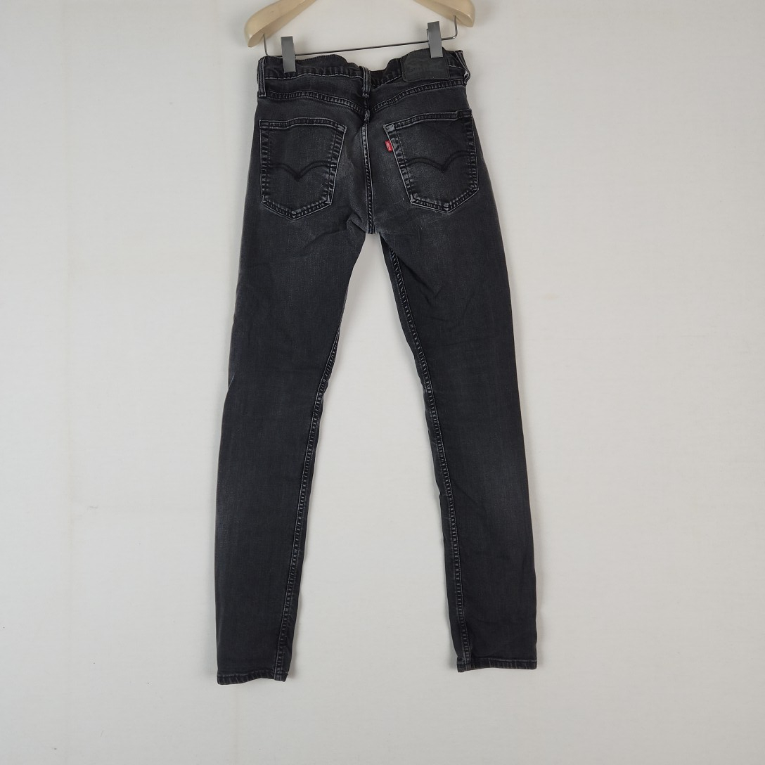 Levis Strauss & Co - Jeans gris en coton - Taille 38/40 (estimé) Longueur = 106 cm Très bon état - Vue 3 - 