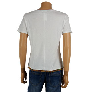 T-shirt blanc imprimé - femme - Ckh - taille L - Photo 2