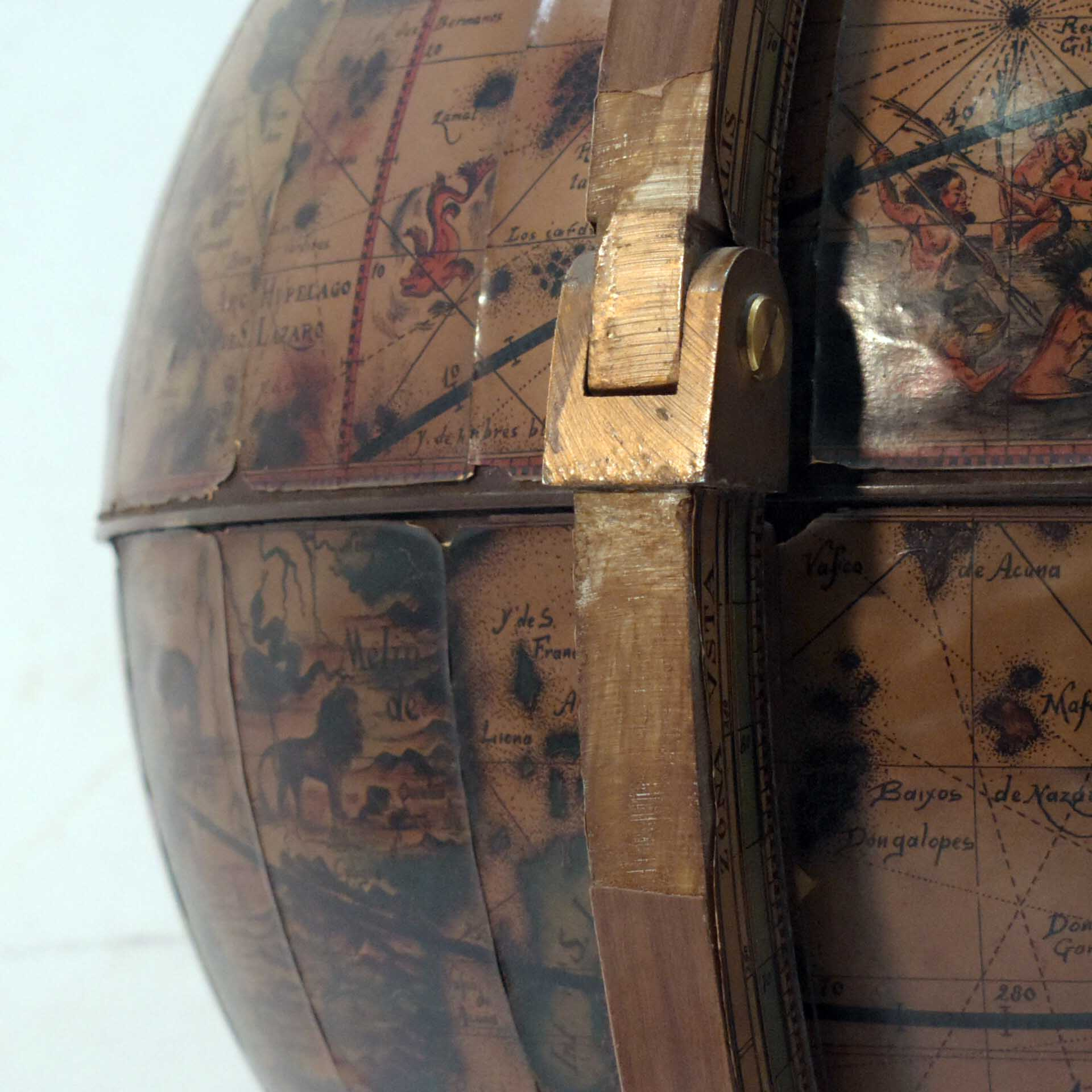 Bar de Table Globe Terrestre - Esprit Mercurio d'Oro - Luciano Cordeddy - Photo 4