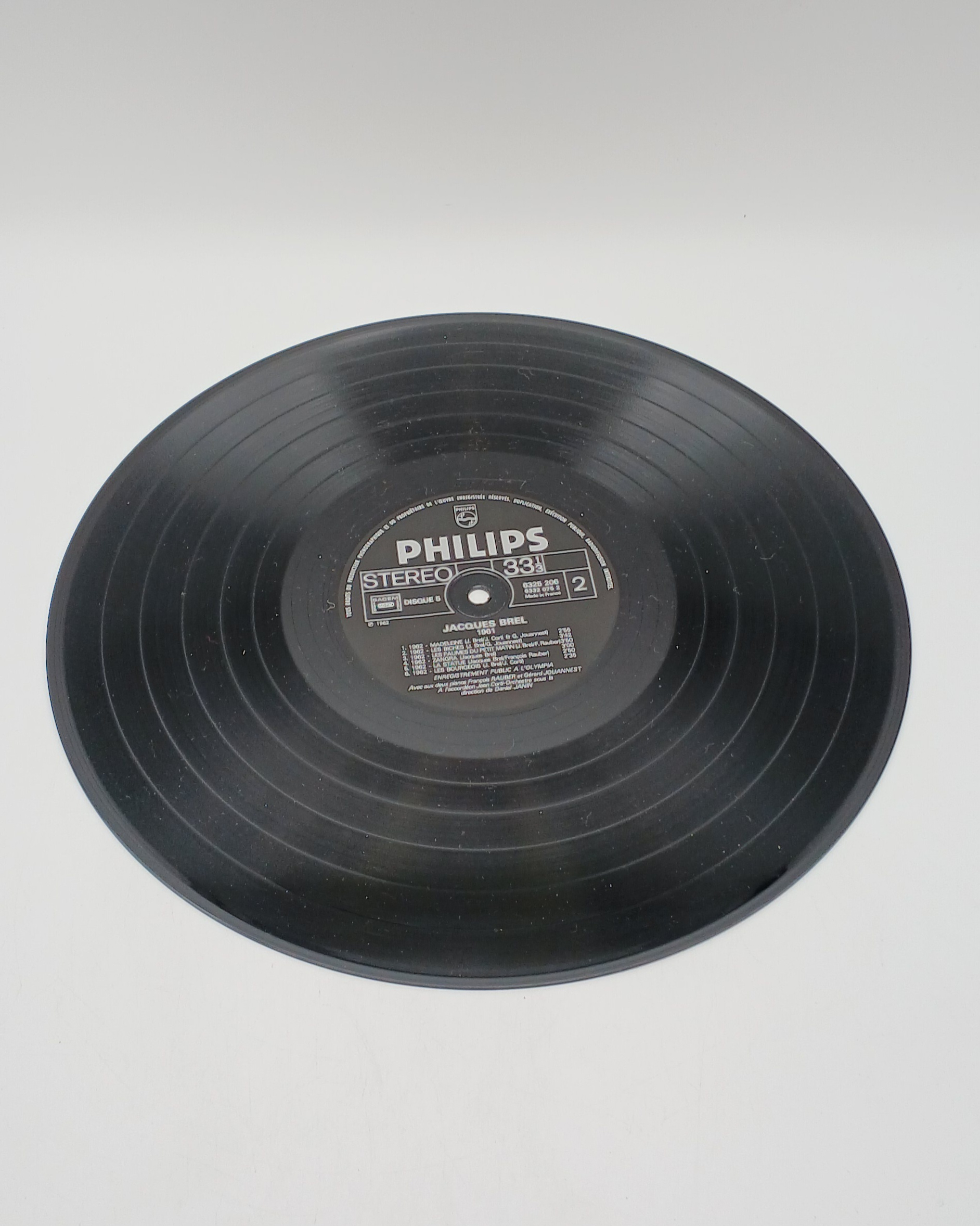 Vinyle 33 Tours (LP) - Jacques BREL L'intégrale de 1954 à 1962 Très bon état - Vue 5 - 