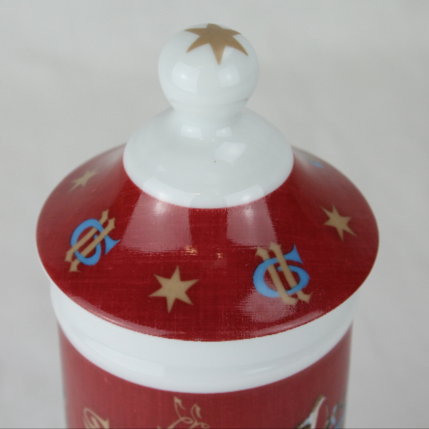 Pot "Hostel Dieu de Beaune", Porcelaine de Limoges - Très bon état - Photo 3