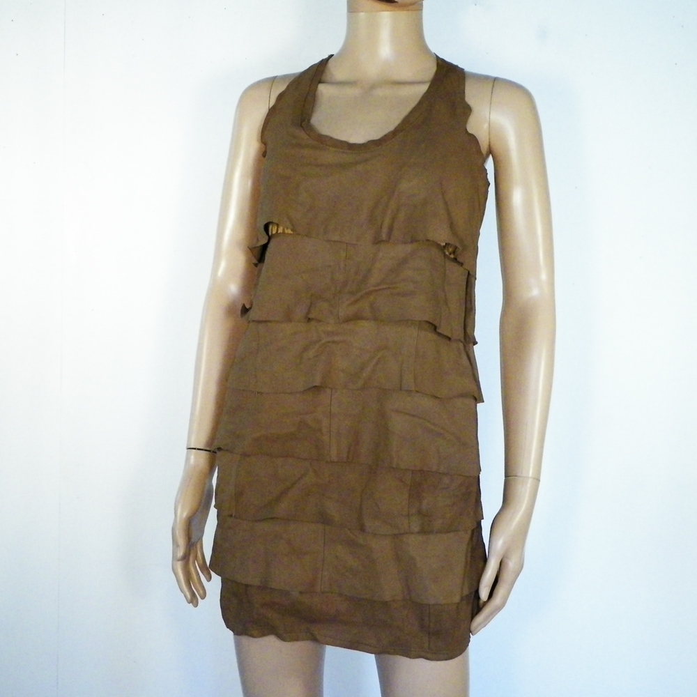 Robe Marron ZARA Taille M Bon état -  reconditionné disponible sur Label Emmaüs