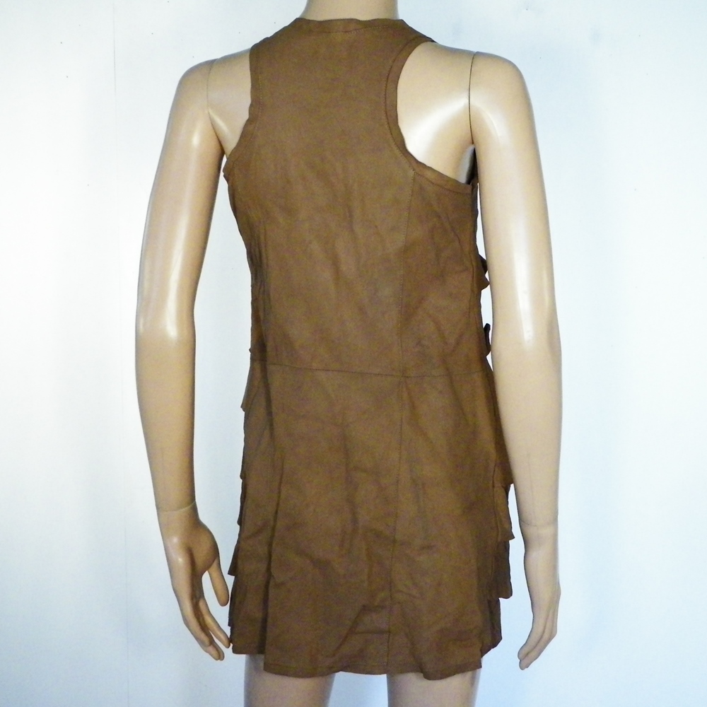 Robe Marron ZARA Taille M Bon état - Vue 3 - 