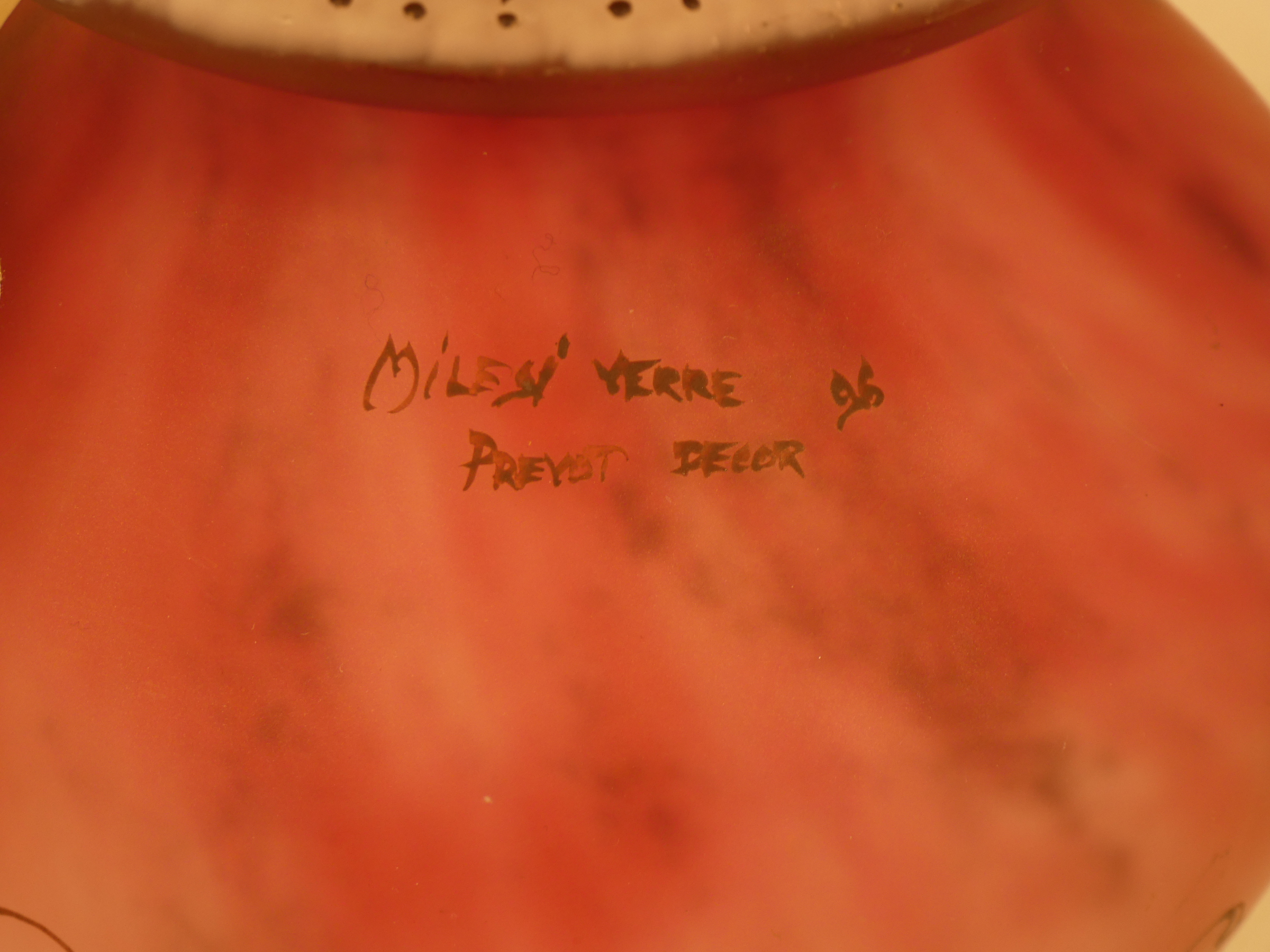 Vase rond - Milesi  État correct - Vue 10 - 