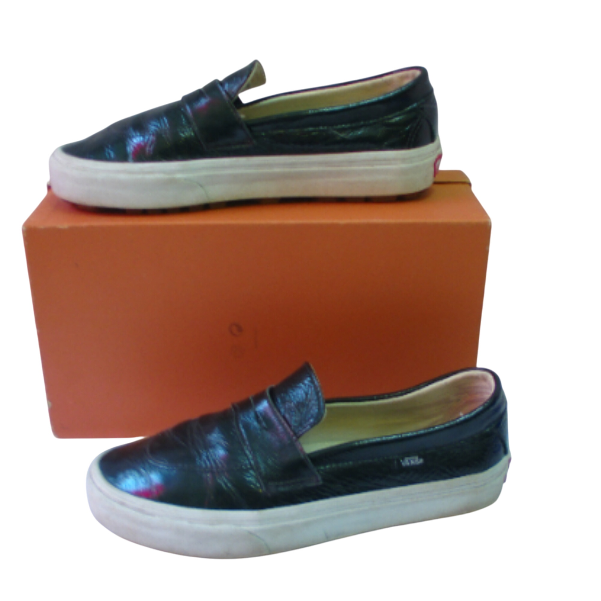 Baskets , noir vernis, taille 42 - vans - Modalova