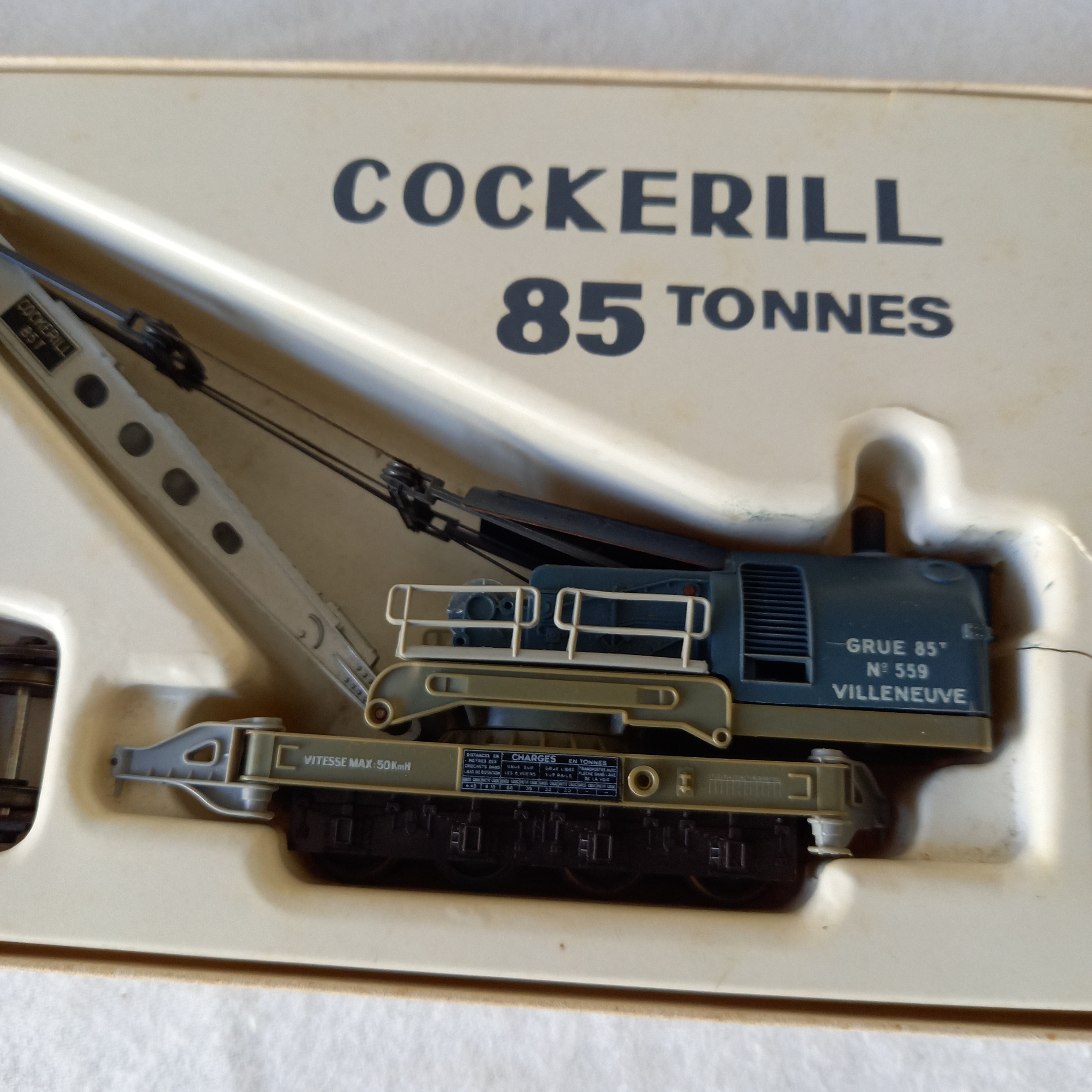 Vintage ancien train locomotive wagon Jouef Bon état - Vue 18 - 