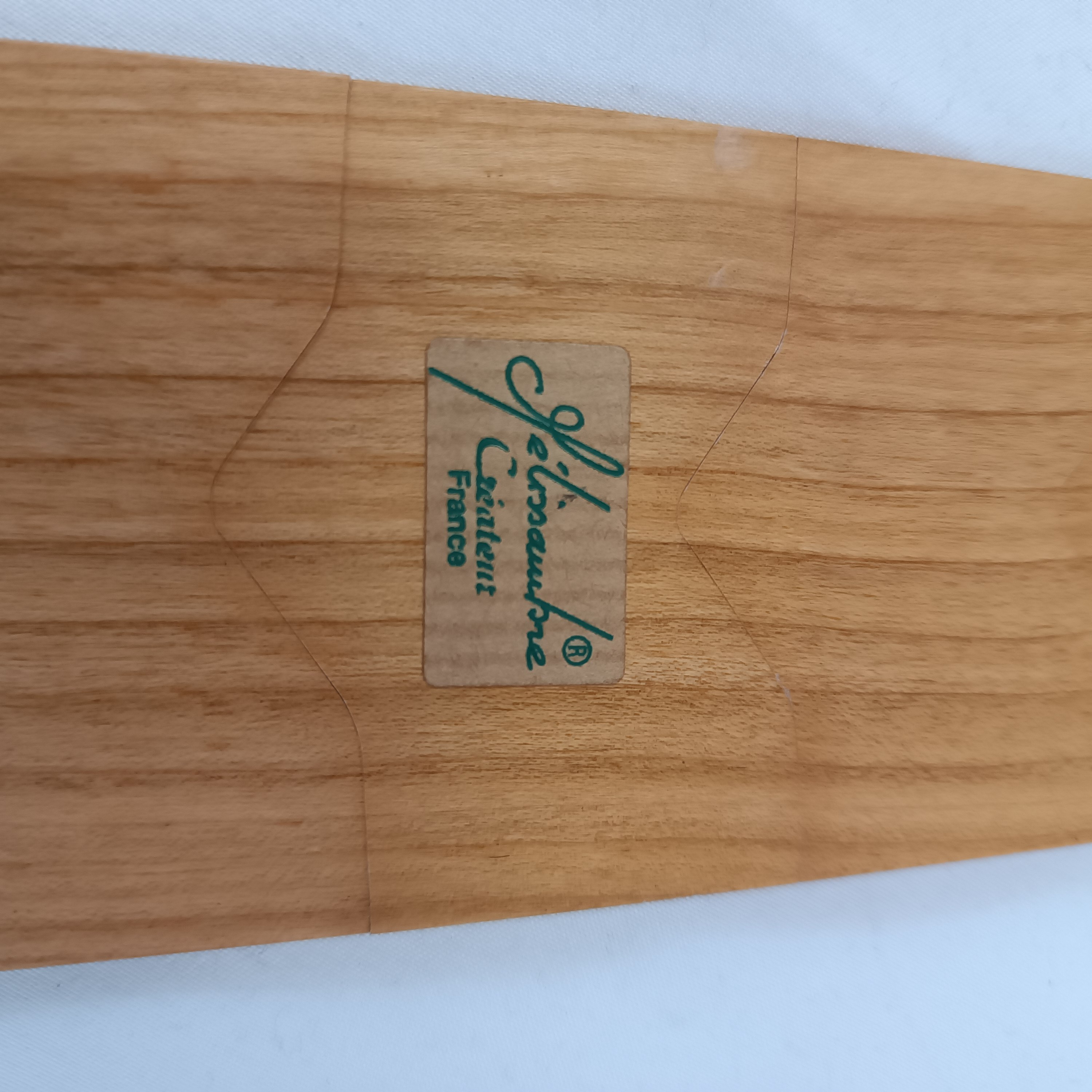 Cravate artisanale en bois noble "Mélissambre" - Image 2