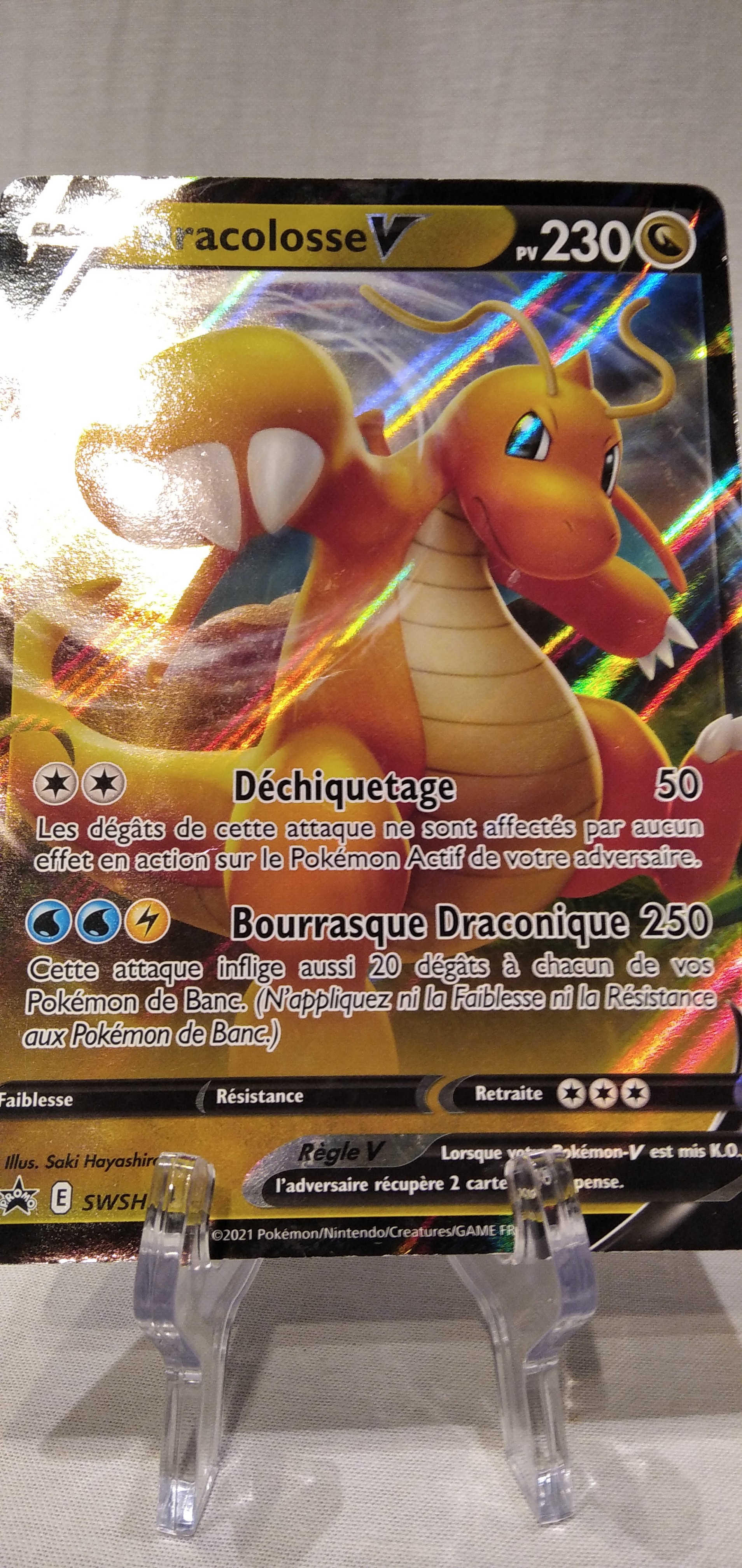 Voir photo 3 de Carte Pokémon "Dracolosse" PV230 Carte Pokémon "Dracolosse" PV230 Bon état - Vue 3 -
