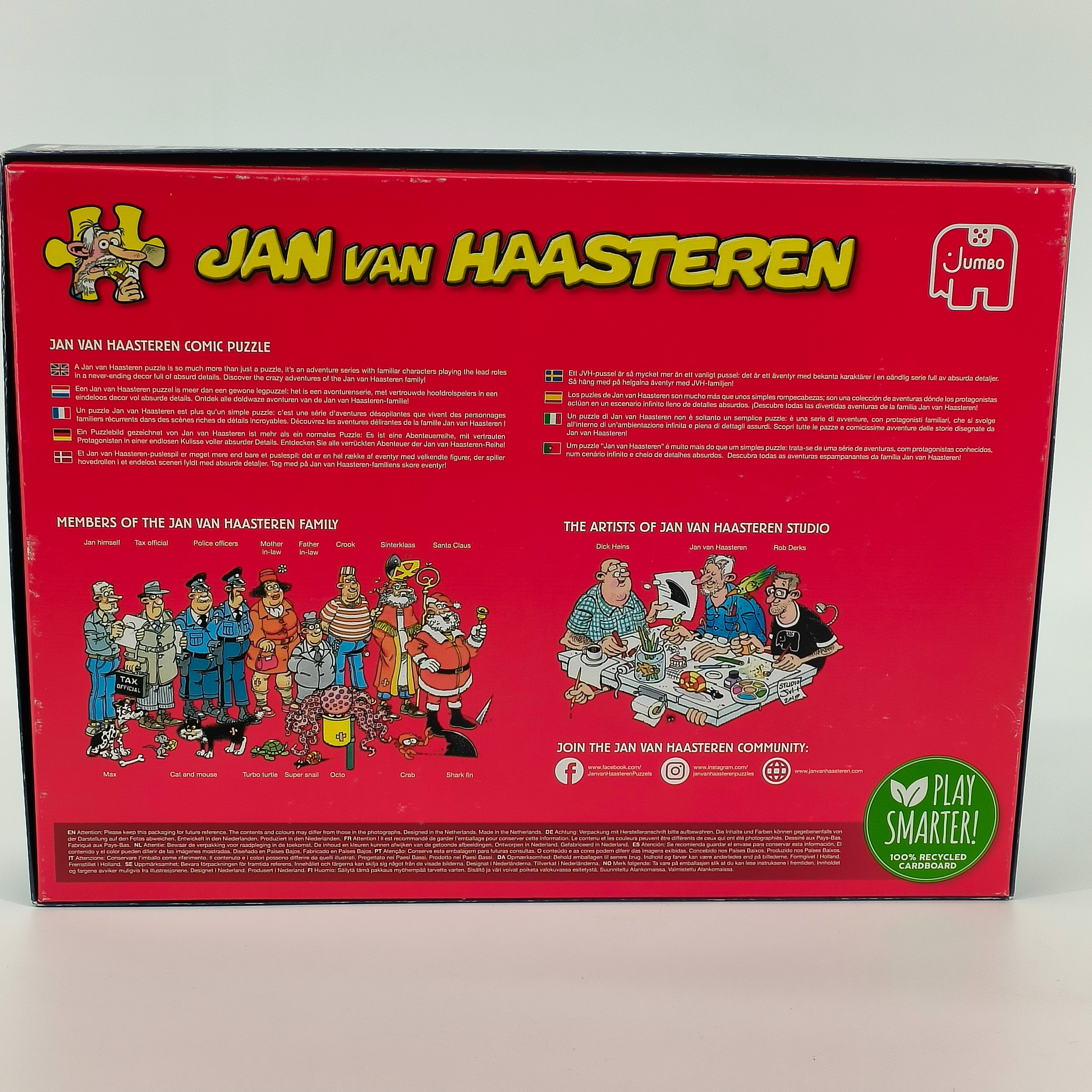Puzzle 1000 pièces-Jan Van Haasteren-Jumbo- à partir de 12 ans Très bon état - Vue 2 - 
