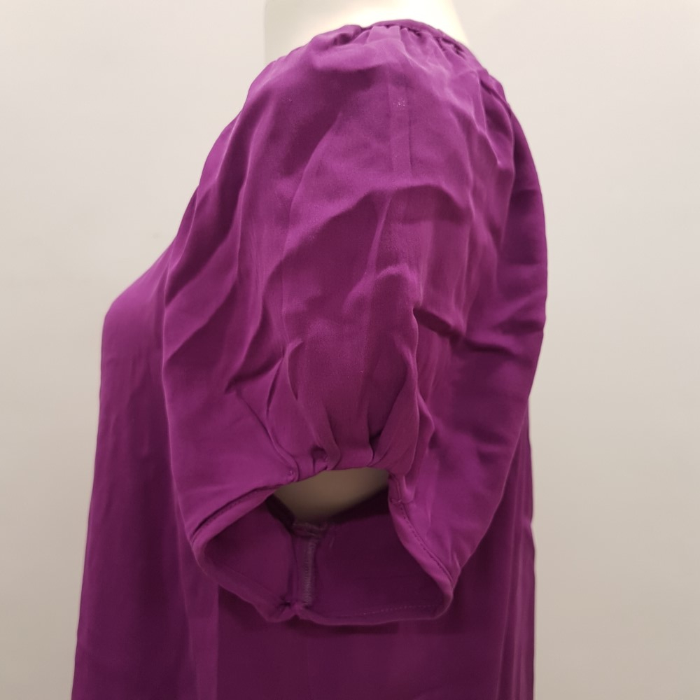 Blouse violette - CAROLL - Taille 44 - Photo 7