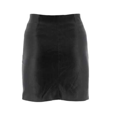 Jupe noire simili cuir - Femme - Gémo - Taille 34 - Photo 1