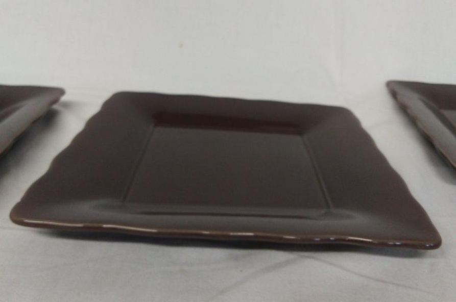 Assiettes carrées maison du monde - Label Emmaüs