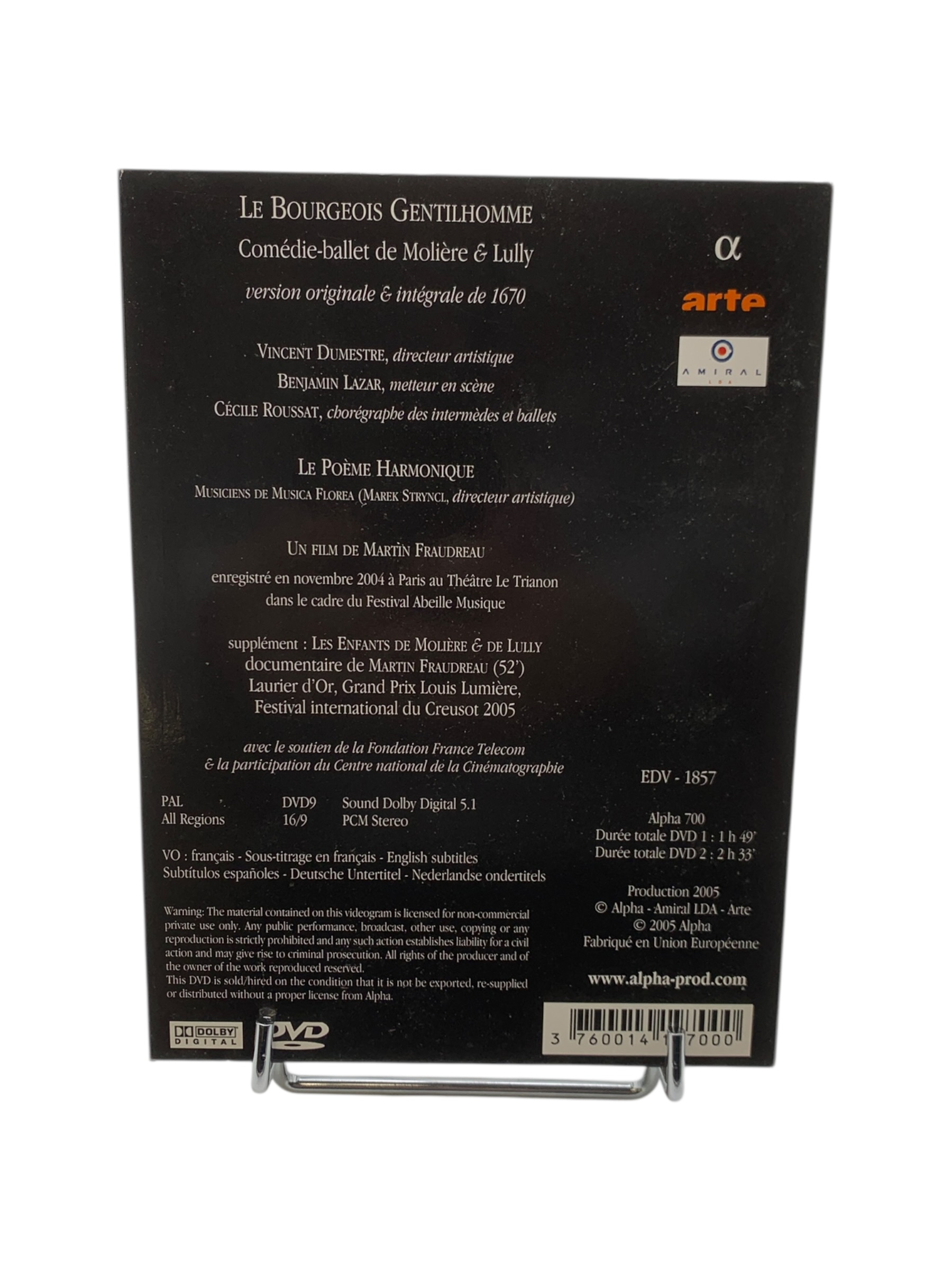 Voir photo 2 de Coffret DVD - Le Bourgeois Gentilhomme Coffret DVD - Le Bourgeois Gentilhomme Très bon état - Vue 2 -