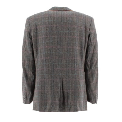 Voir photo 2 de Veste de costume grise imprimée - Homme - R.Kieffer - Taille L Veste de costume grise imprimée - Homme - R.Kieffer - Taille L Très bon état - Vue 2 -