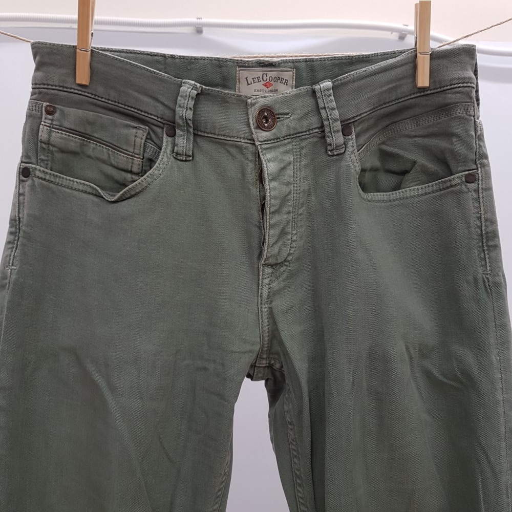 Jean vert amande délavé - LEE COOPER - taille 42 (31 US) - Photo 3