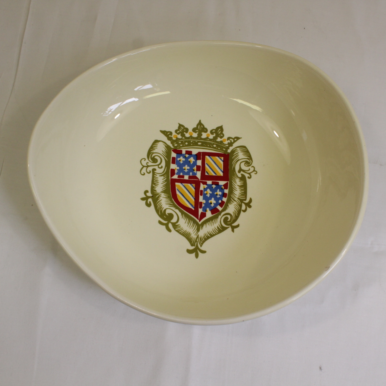 Plat à fondue faience de Salins pommard france Bon état - Vue 3 - 