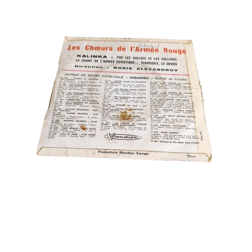 Vinyle Kalinka: Les Chœurs de l'armée rouge État correct - Vue 3 - 