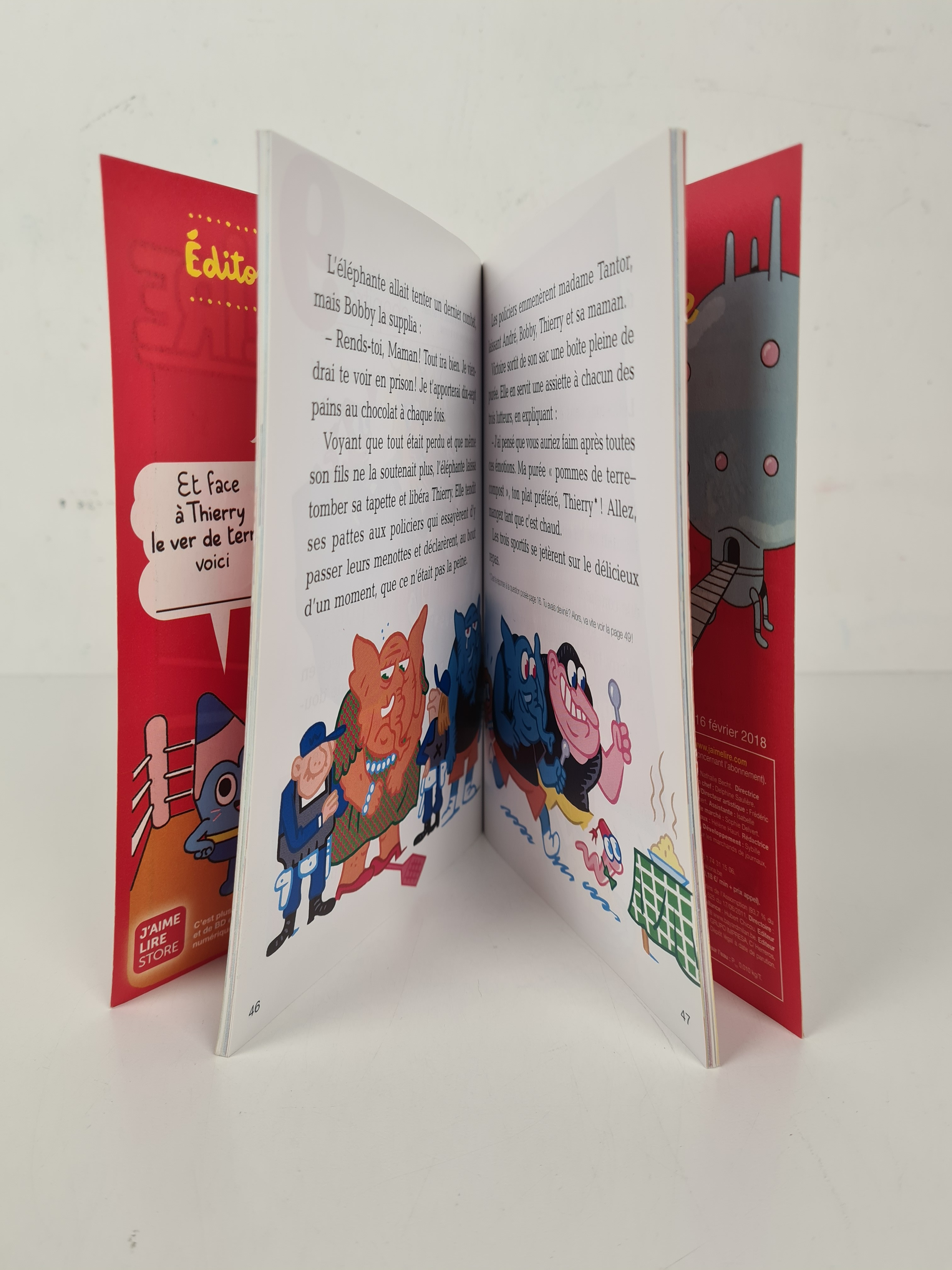 Livre d'enfant - J'aime lire Thierry Le ver de terre champion du monde N°493 - bayard - 7/10 ans - Photo 1