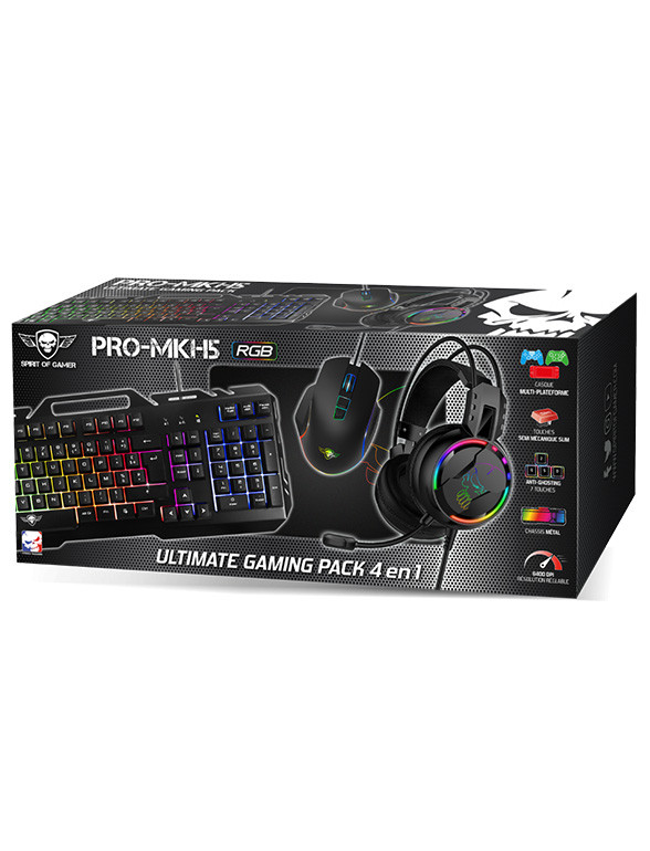 Pack 4 en 1 gamer Spirit Of Gamer - PRO MKH5 - Photo 4