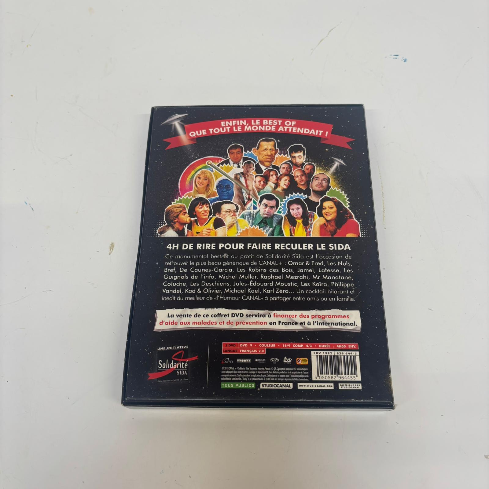 DVD "Le very Best of des humoristes de Canal + pour faire reculer le sida"  - Vue 2 - 