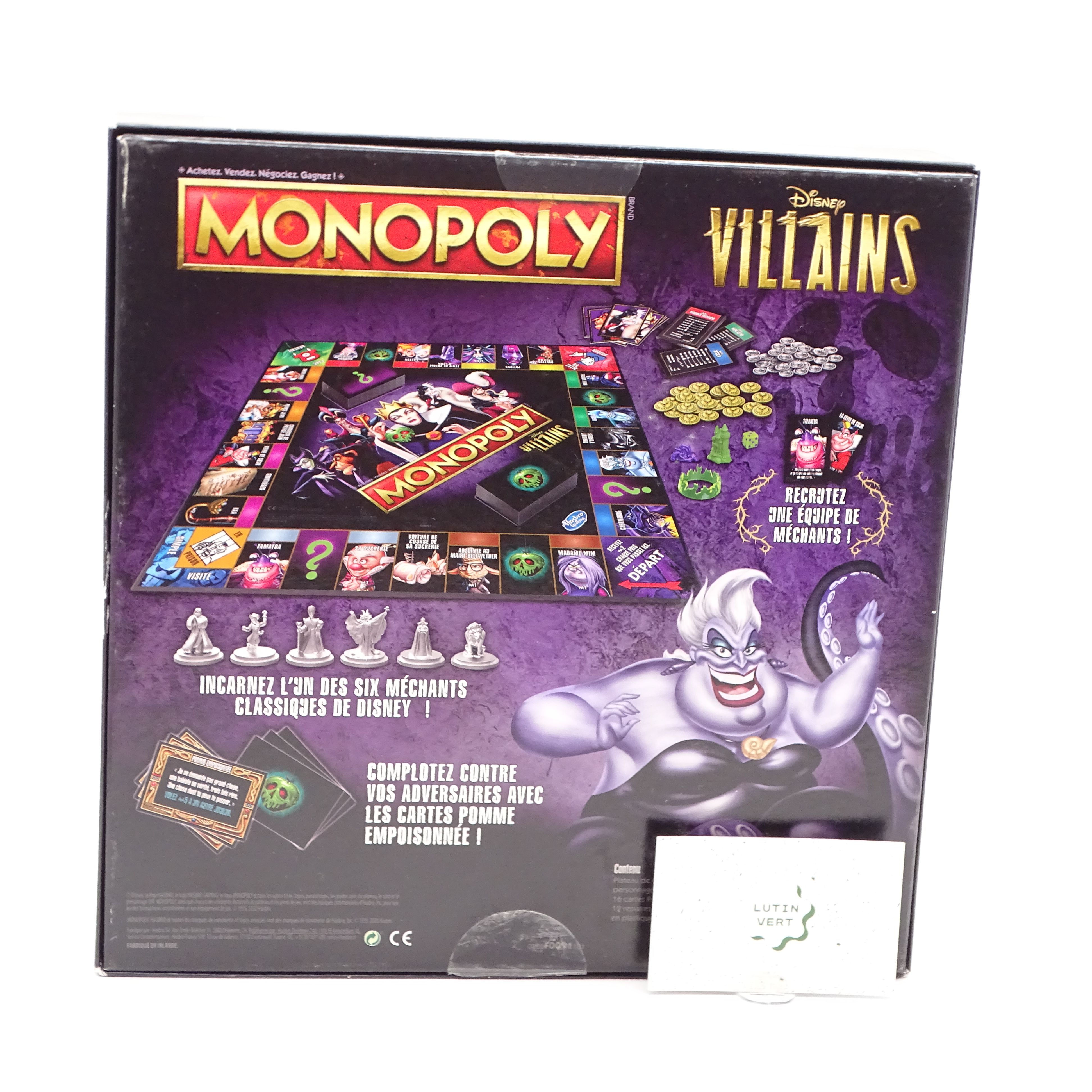 Monopoly Disney Villains HASBRO - Dès 8 ans | Ref 14507 Très bon état - Vue 4 - 