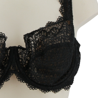 Soutien gorge noir avec armatures - 110E - Photo 3