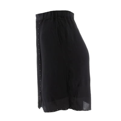 Voir photo 3 de Jupe noire imprimée - Femme - Sud Express - Taille S Jupe noire imprimée - Femme - Sud Express - Taille S Bon état - Vue 3 -
