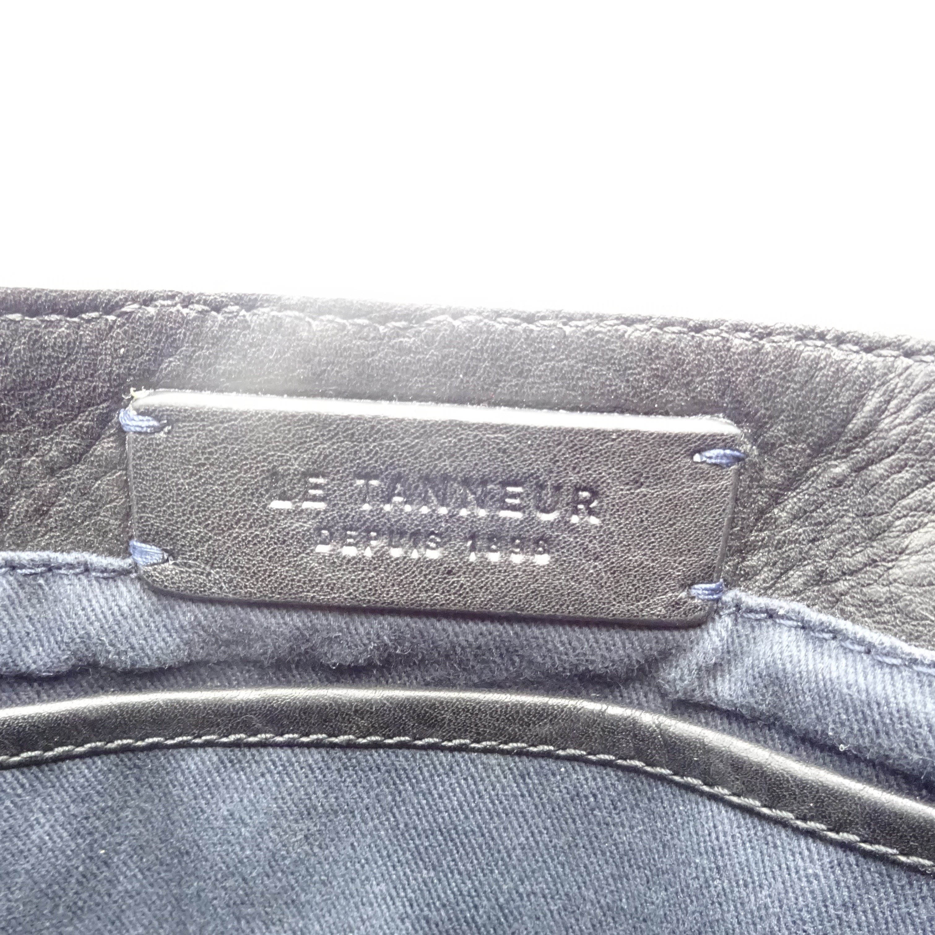 Sac à bandoulière en cuir LE TANNEUR - Photo 2