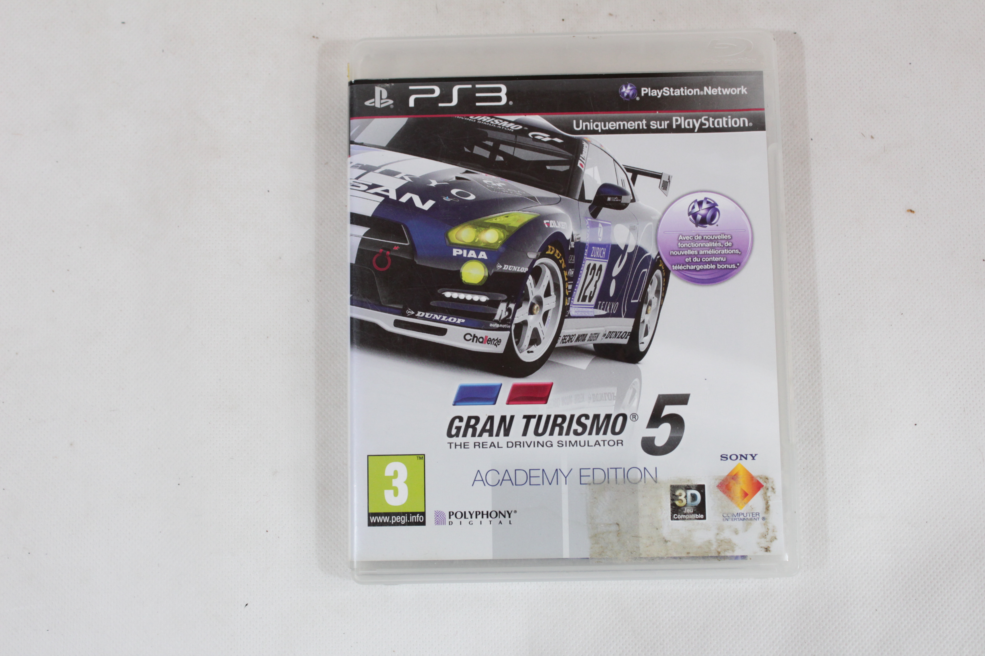 Jeu PS3 GRAND TURISMO 5  -  reconditionné disponible sur Label Emmaüs