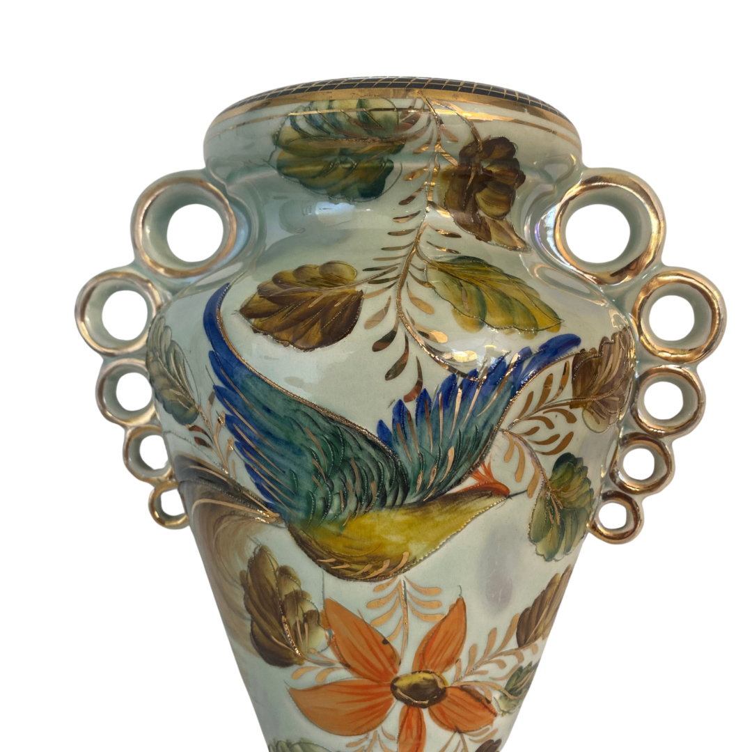 Vase porcelaine de Quaregnon - H. Bequet - Bon état - Photo 2