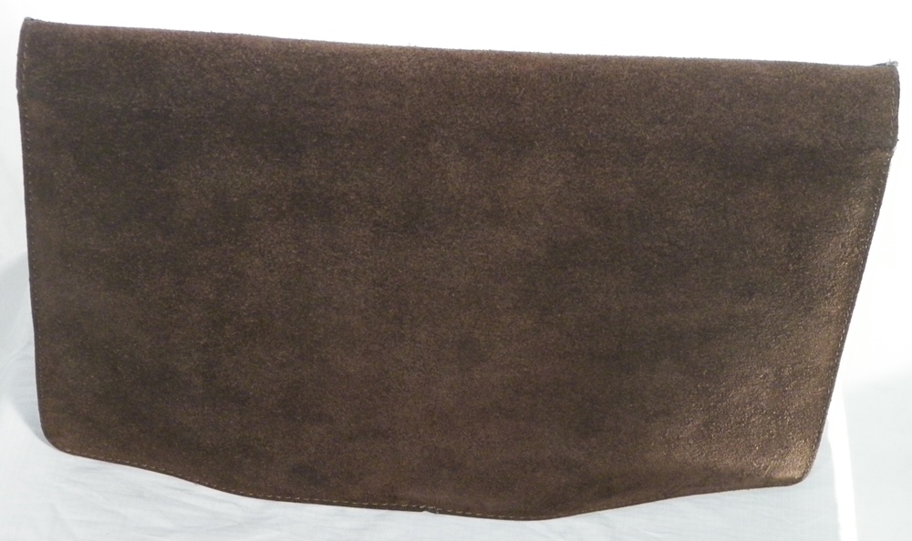 Pochette Femme Vintage Marron chocolat  - Vue 3 - 