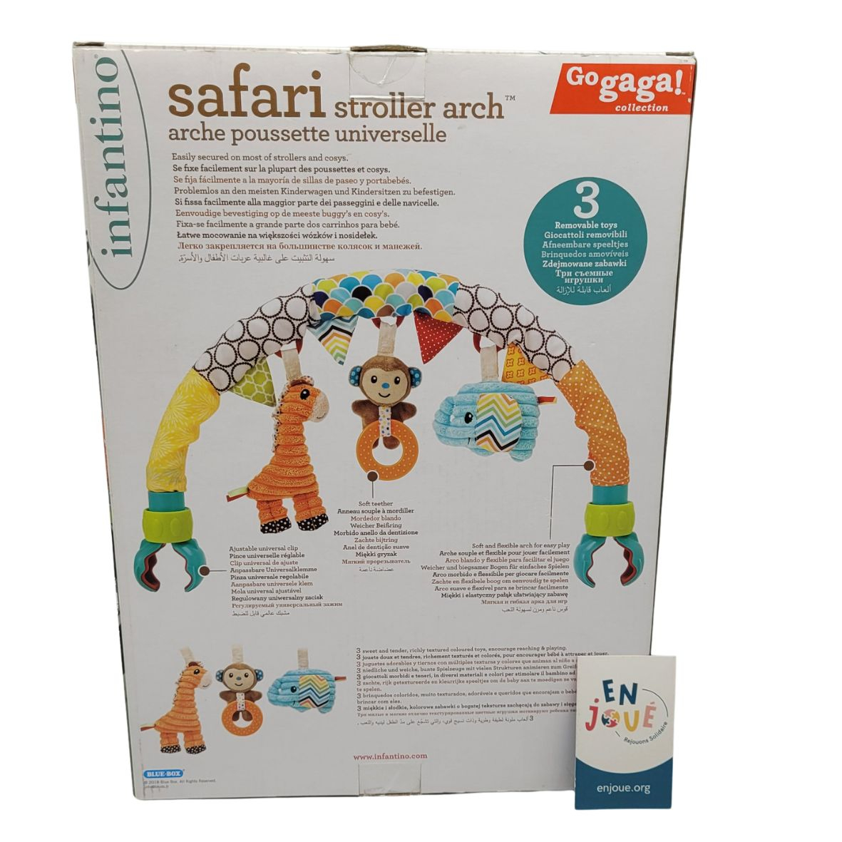 Premier âge - Arche universelle pour poussette Go Gaga Safari Stroller Arch - Infantino - Dès la naissance. Bon état - Vue 3 - 