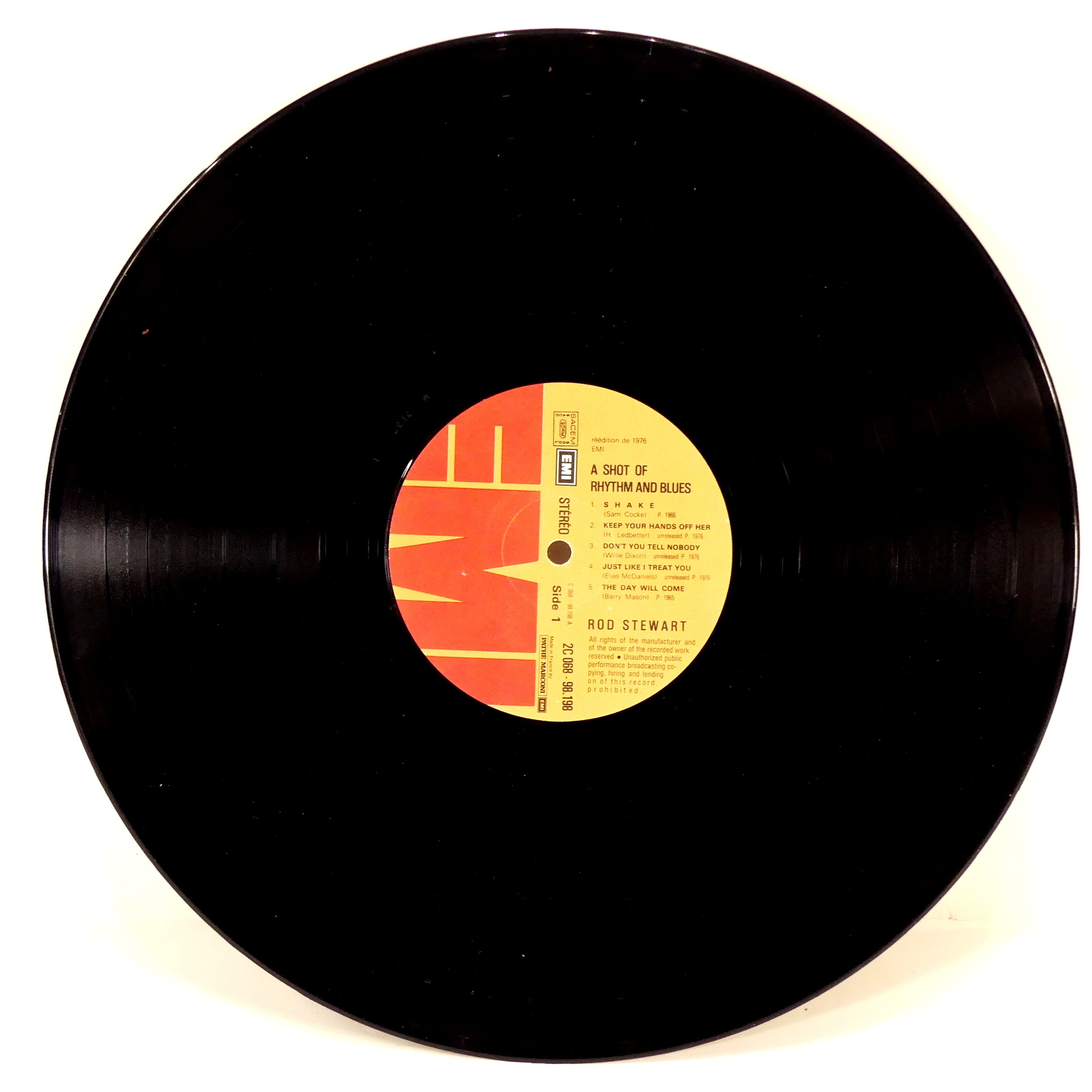 Vinyle - Rod Stewart - A Shot of Rythm and Blues - 1976 Bon état - Vue 2 - 