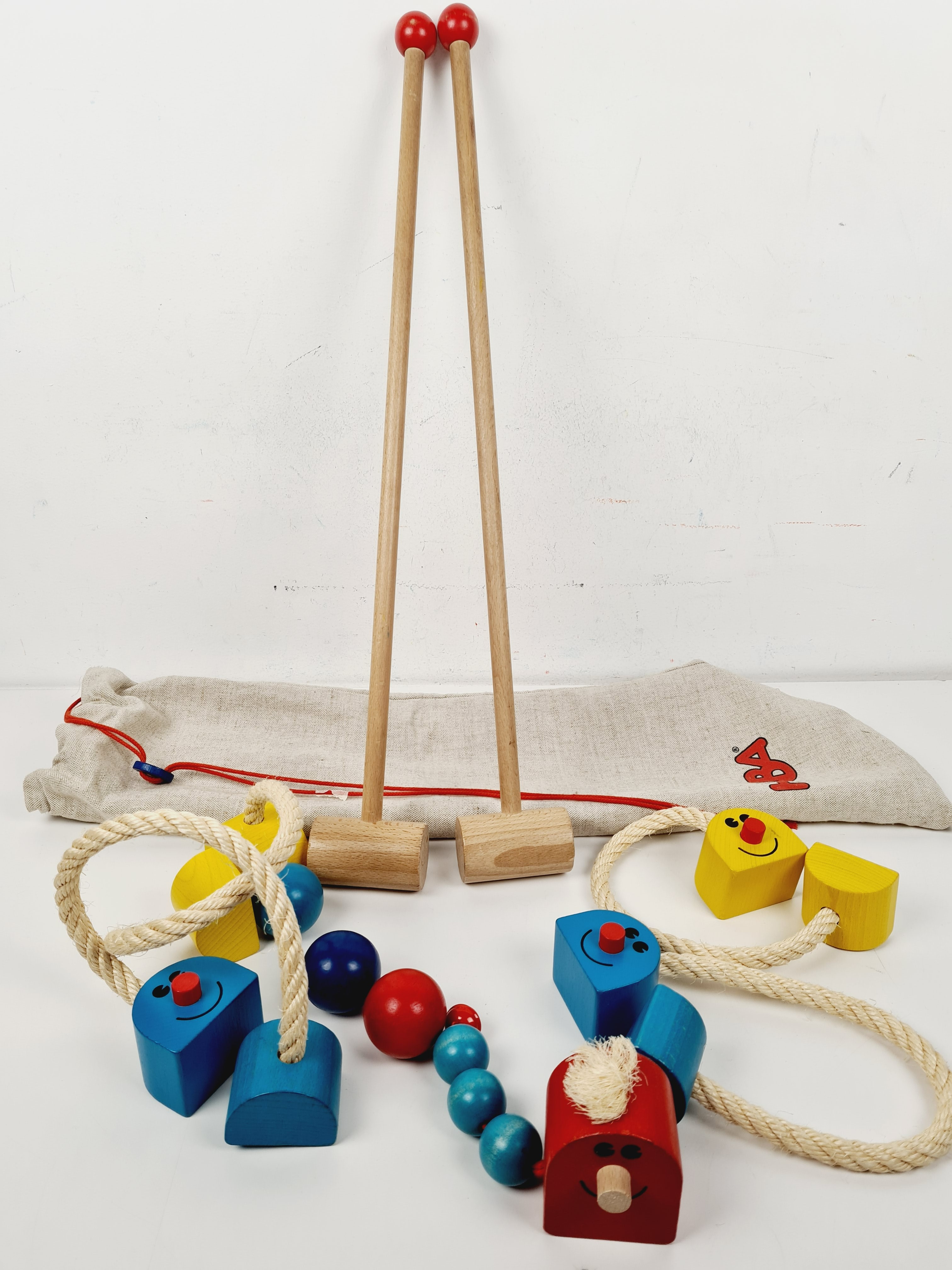 Jeu d'extérieur - Golf en bois pour enfants - HABA - 7 ans +  - Vue 2 - 